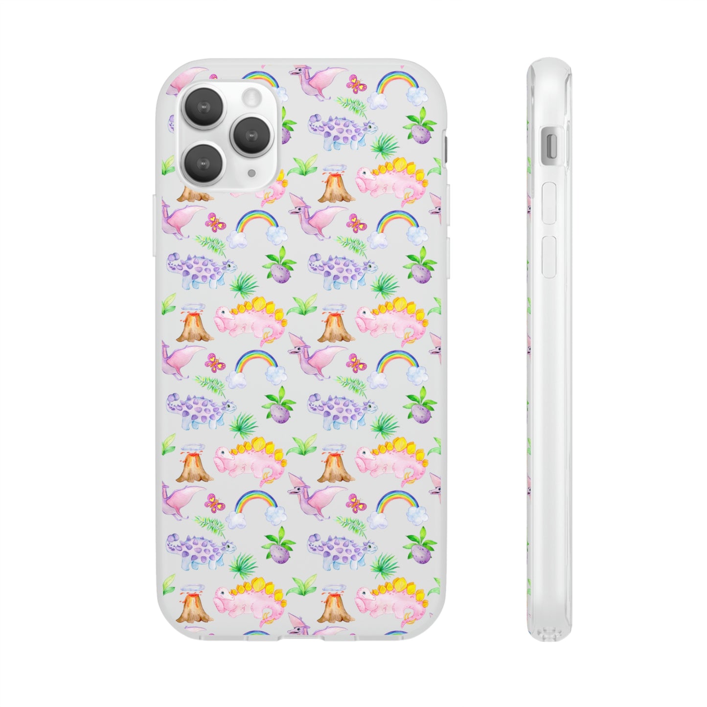 Pink Dinosaur Flexi Cases