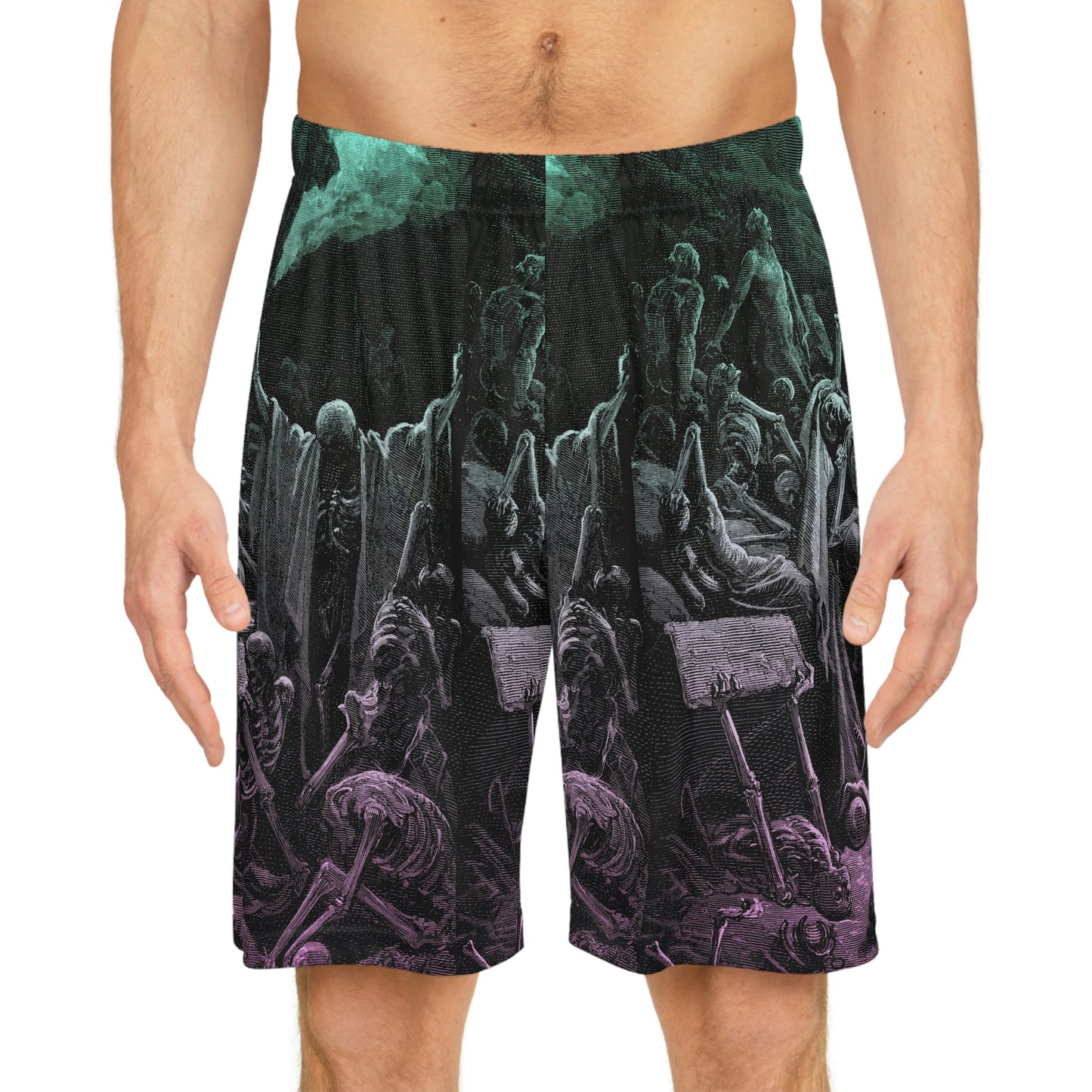 Dry Bones Basketball Shorts