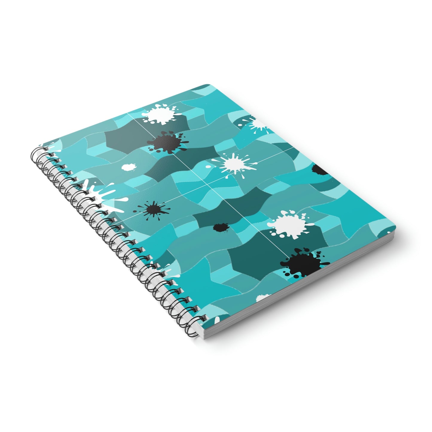 Blue Wirobound Softcover Notebook, A5