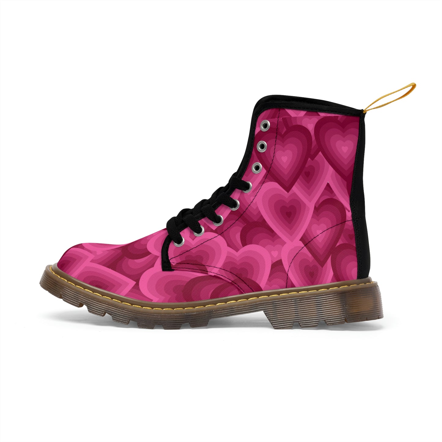 Valentine Heart Women's Canvas Boots