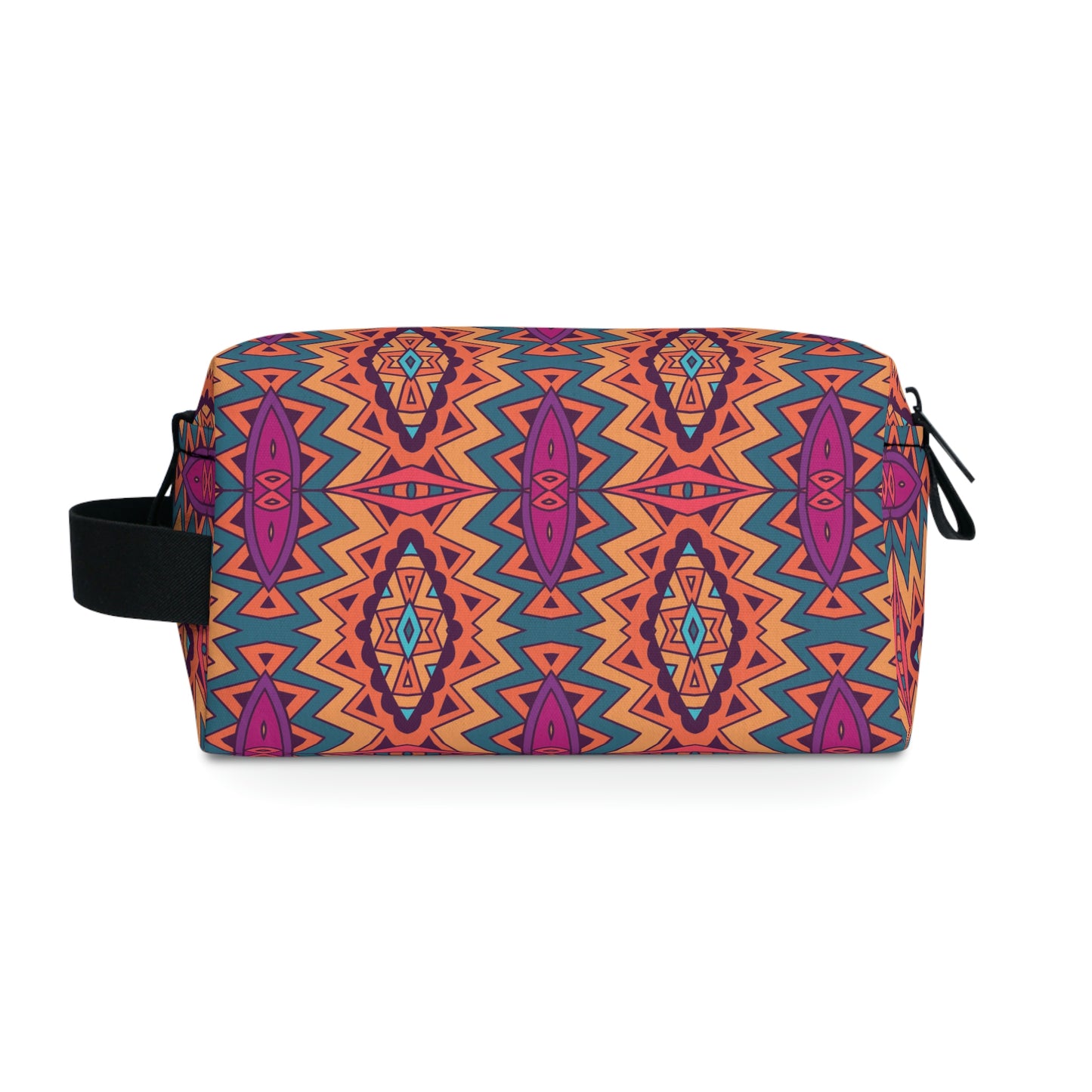 Orange Mandala Toiletry Bag