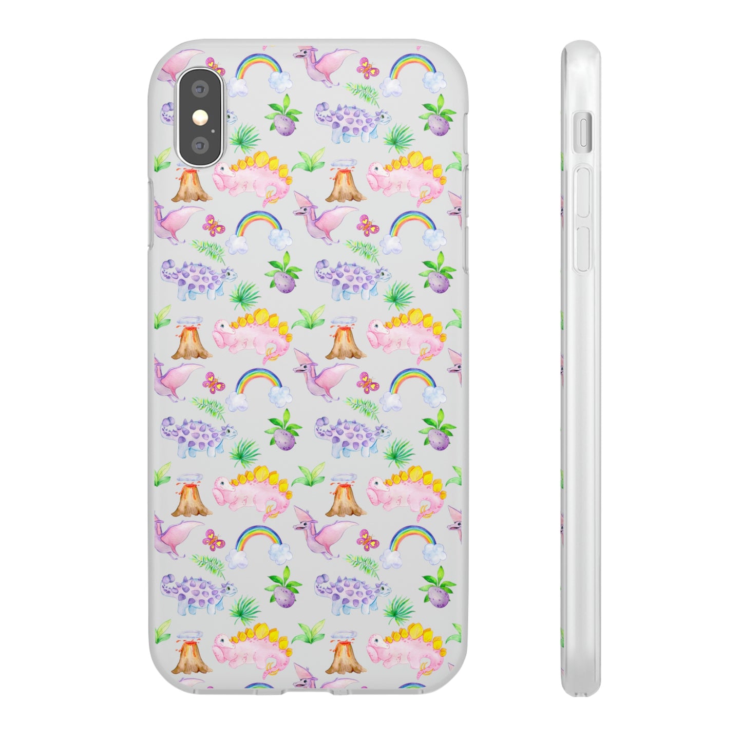 Pink Dinosaur Flexi Cases