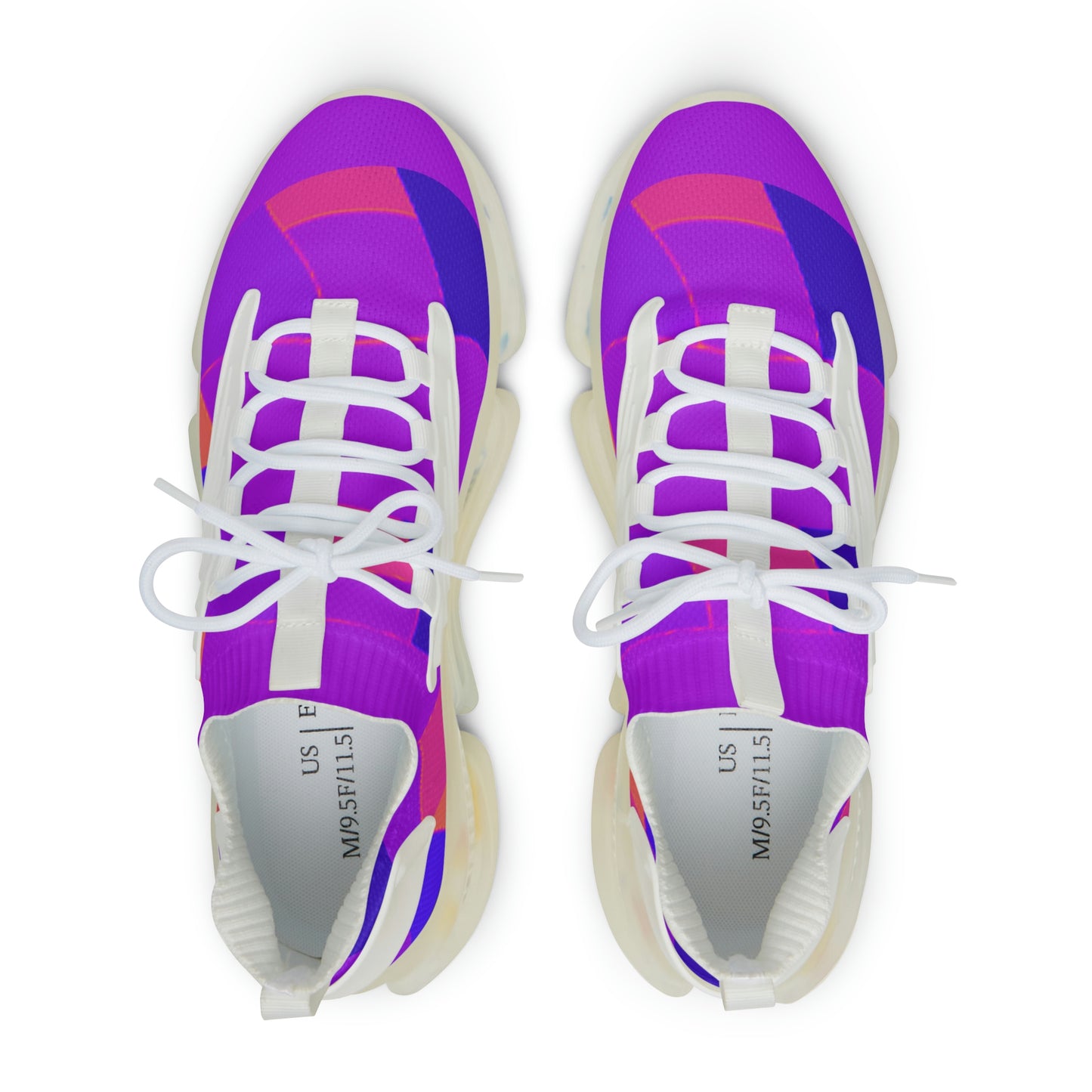 Purple Men's Mesh Sneakers