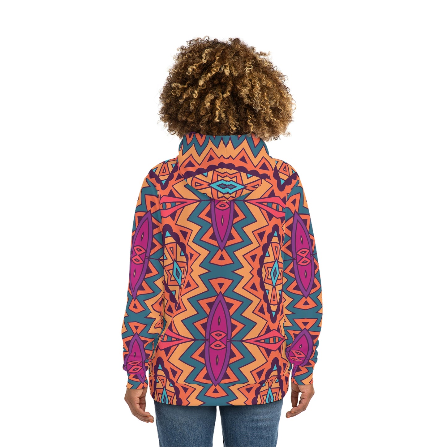 Mandala Orange Fashion Hoodie