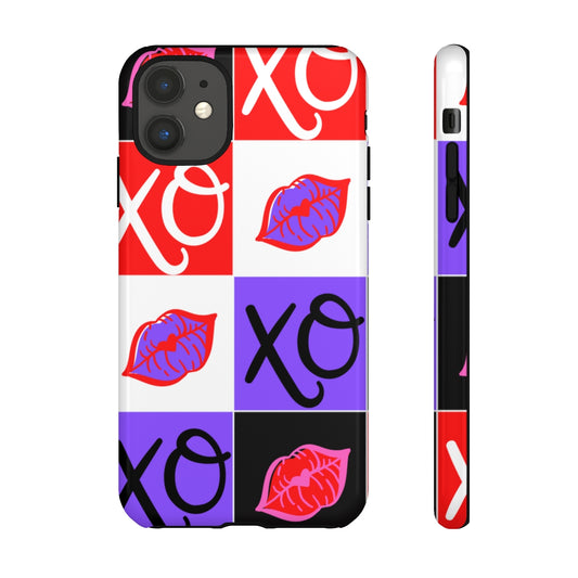 Hugs and Kisses Red Tough Cases