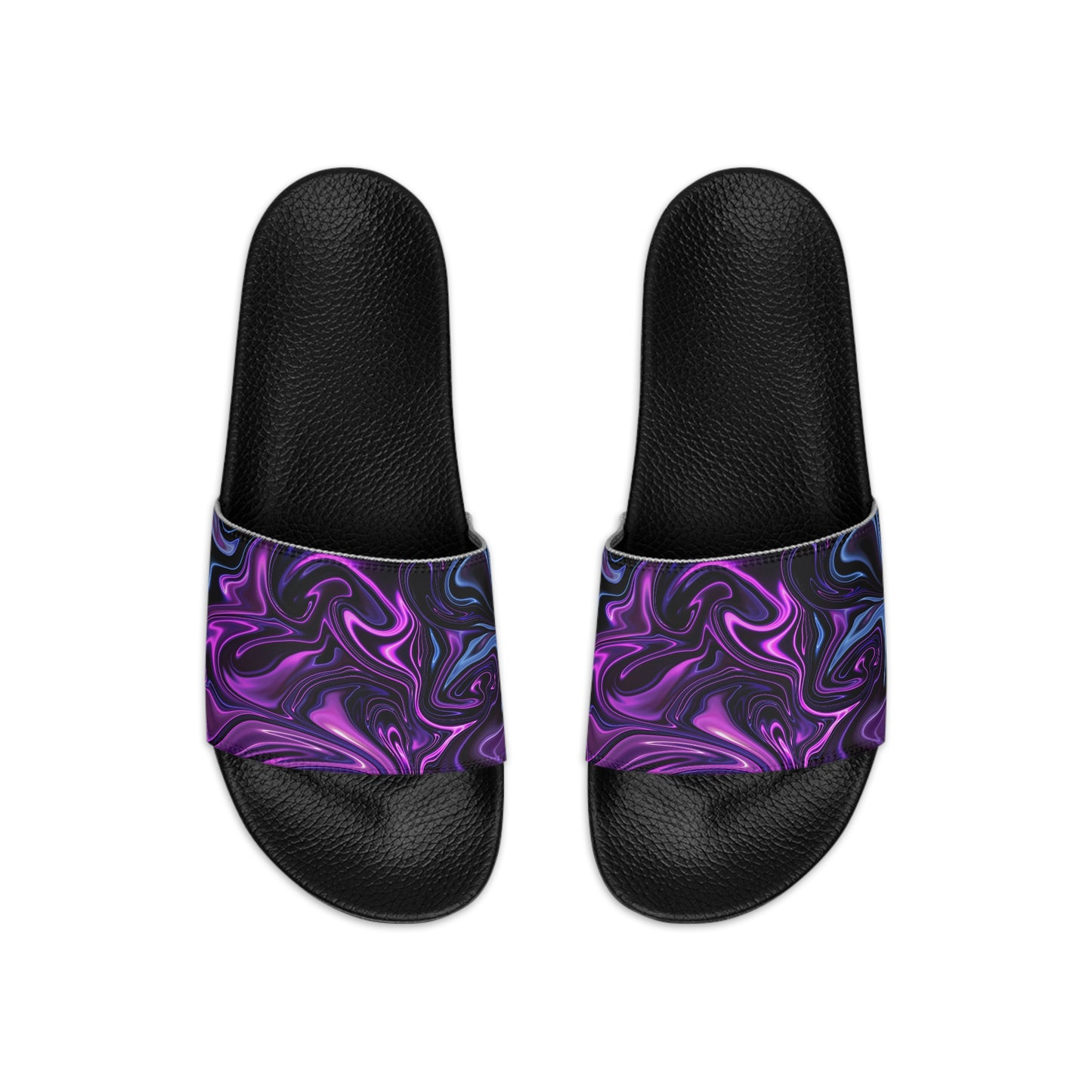 Marble Purple Women's Slide Sandals