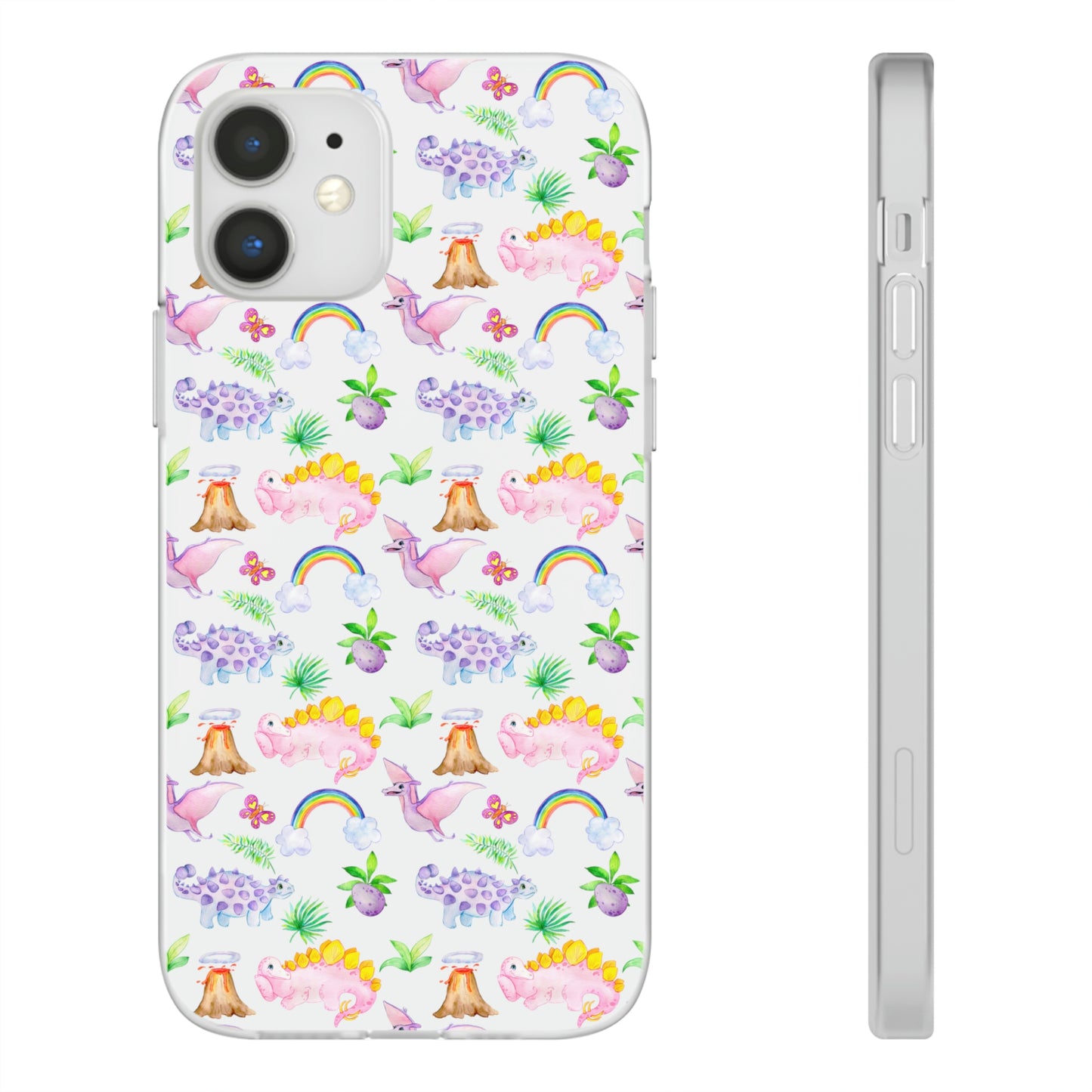 Pink Dinosaur Flexi Cases