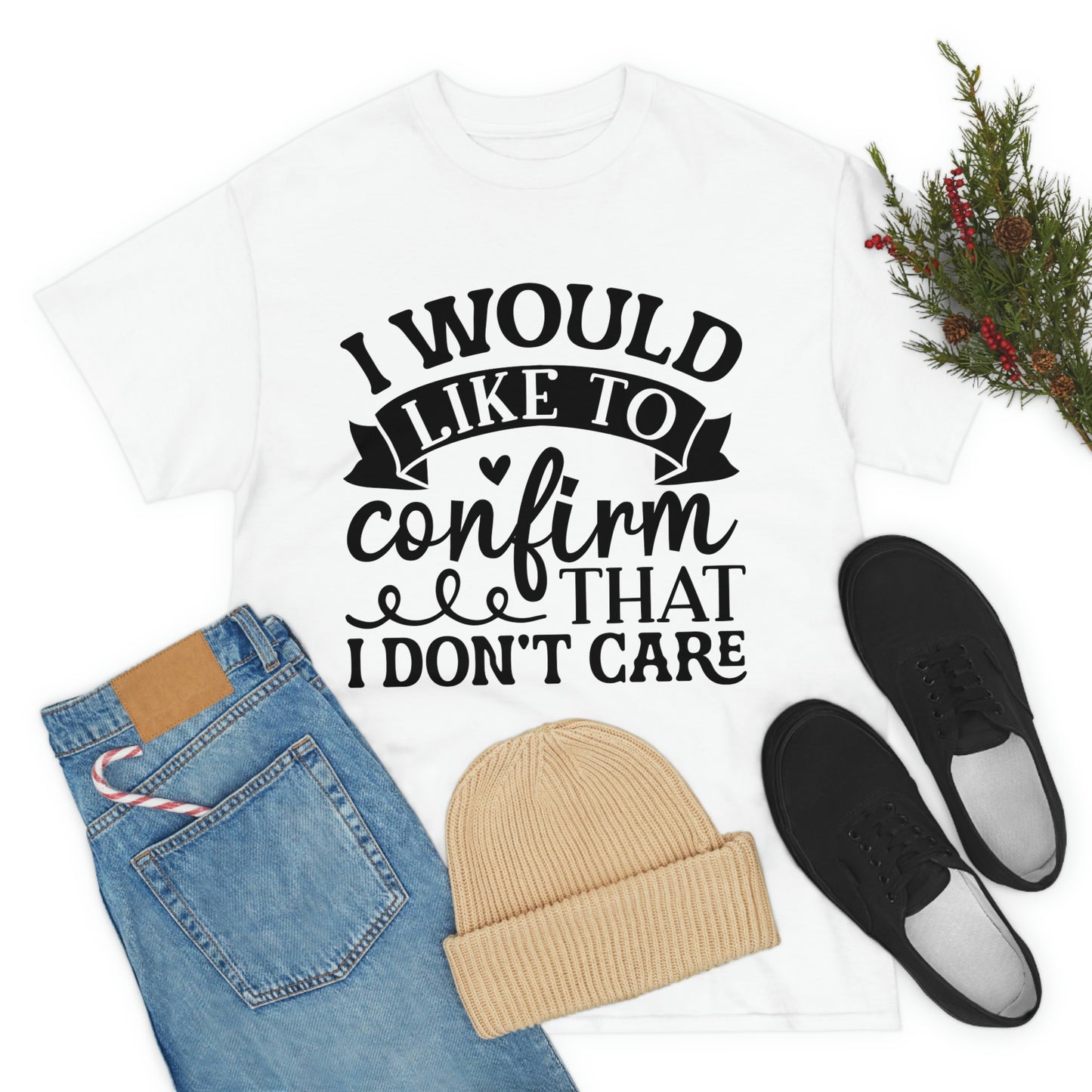 No Care Unisex Heavy Cotton Tee