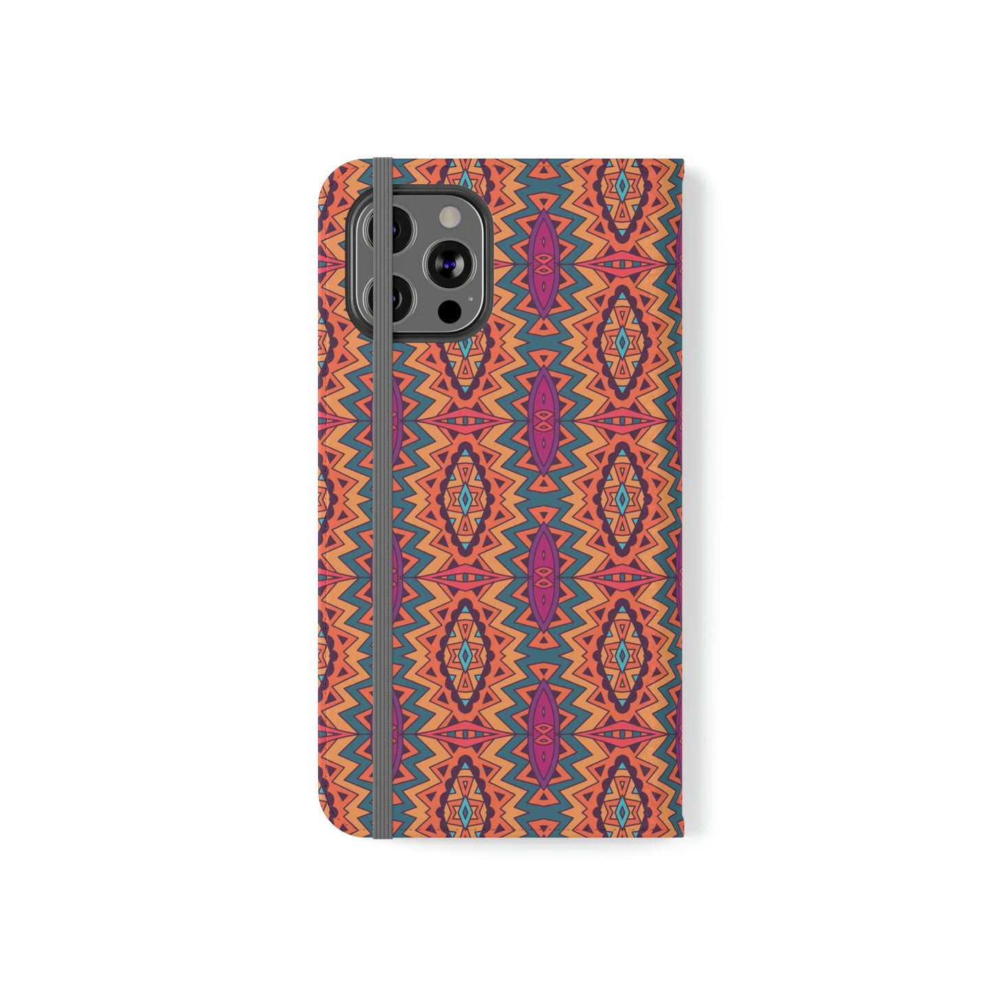 Orange Mandala Flip Cases