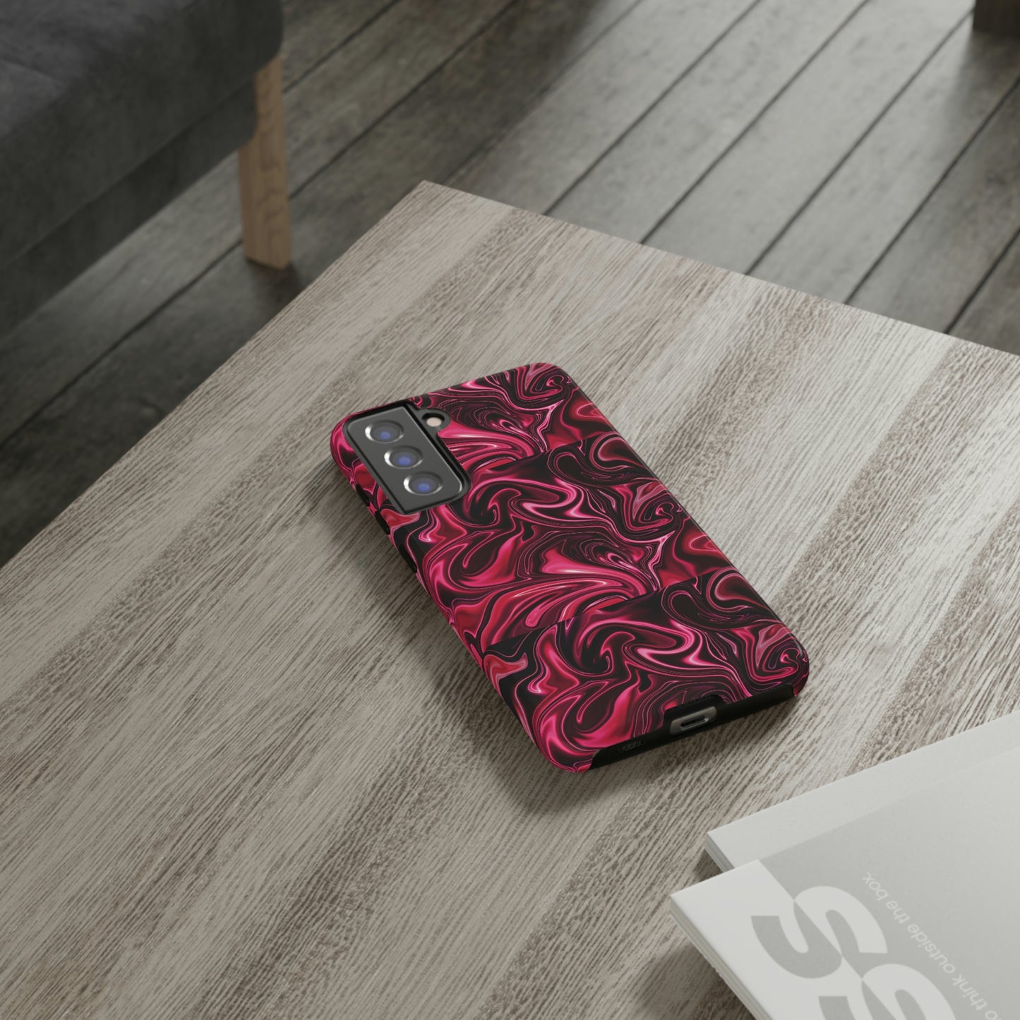 Marble Red Tough Cases