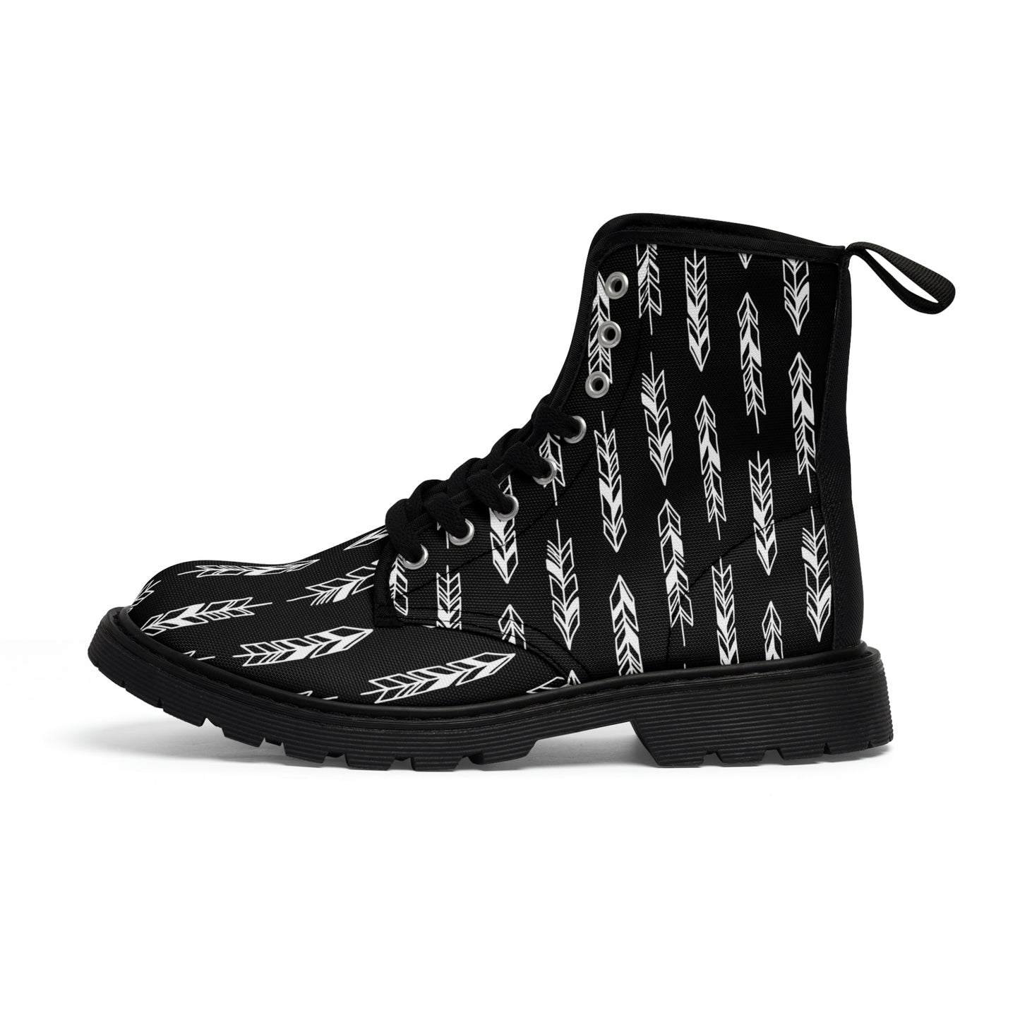 Black Women's Canvas Boots