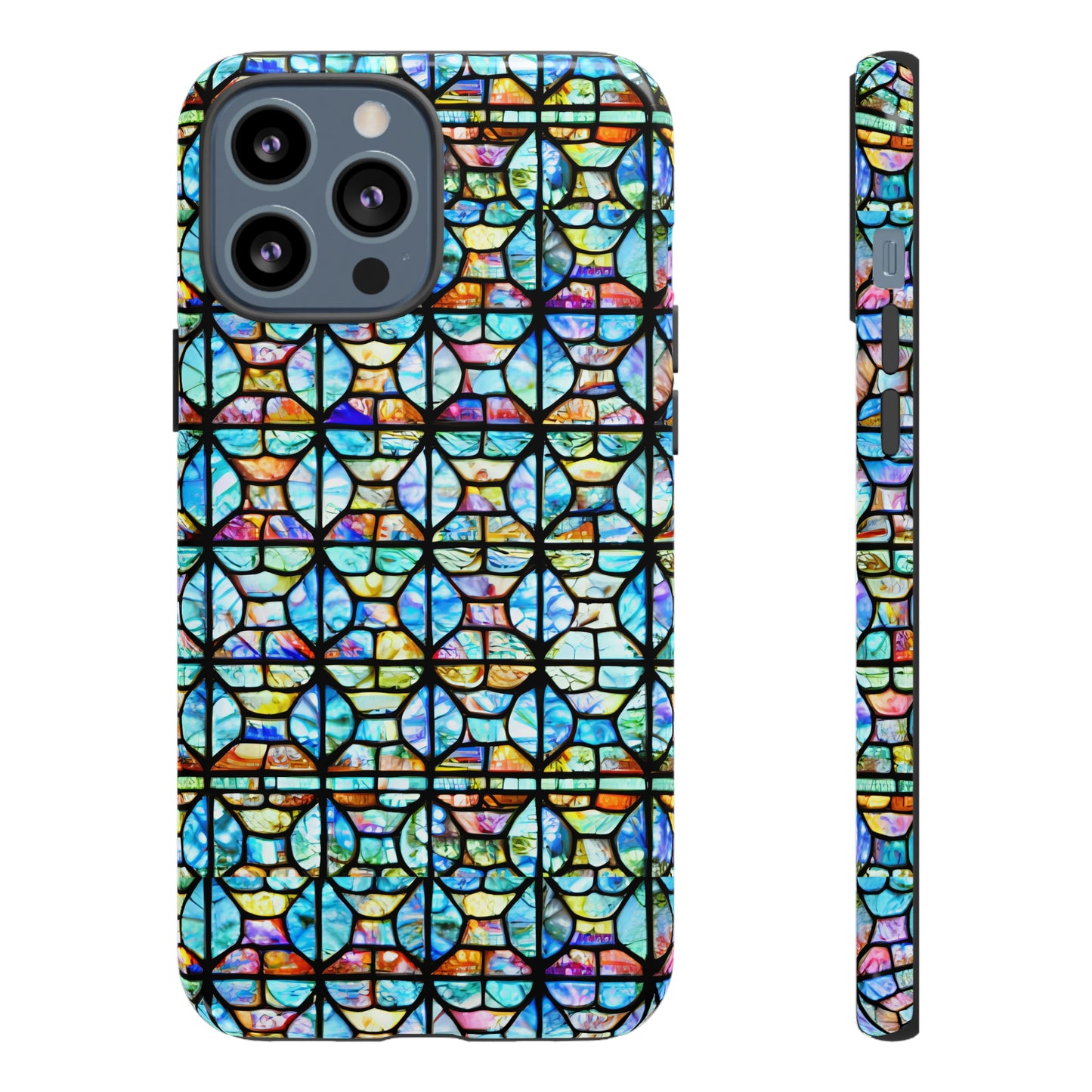 Mosaic Light Blue Tough Cases