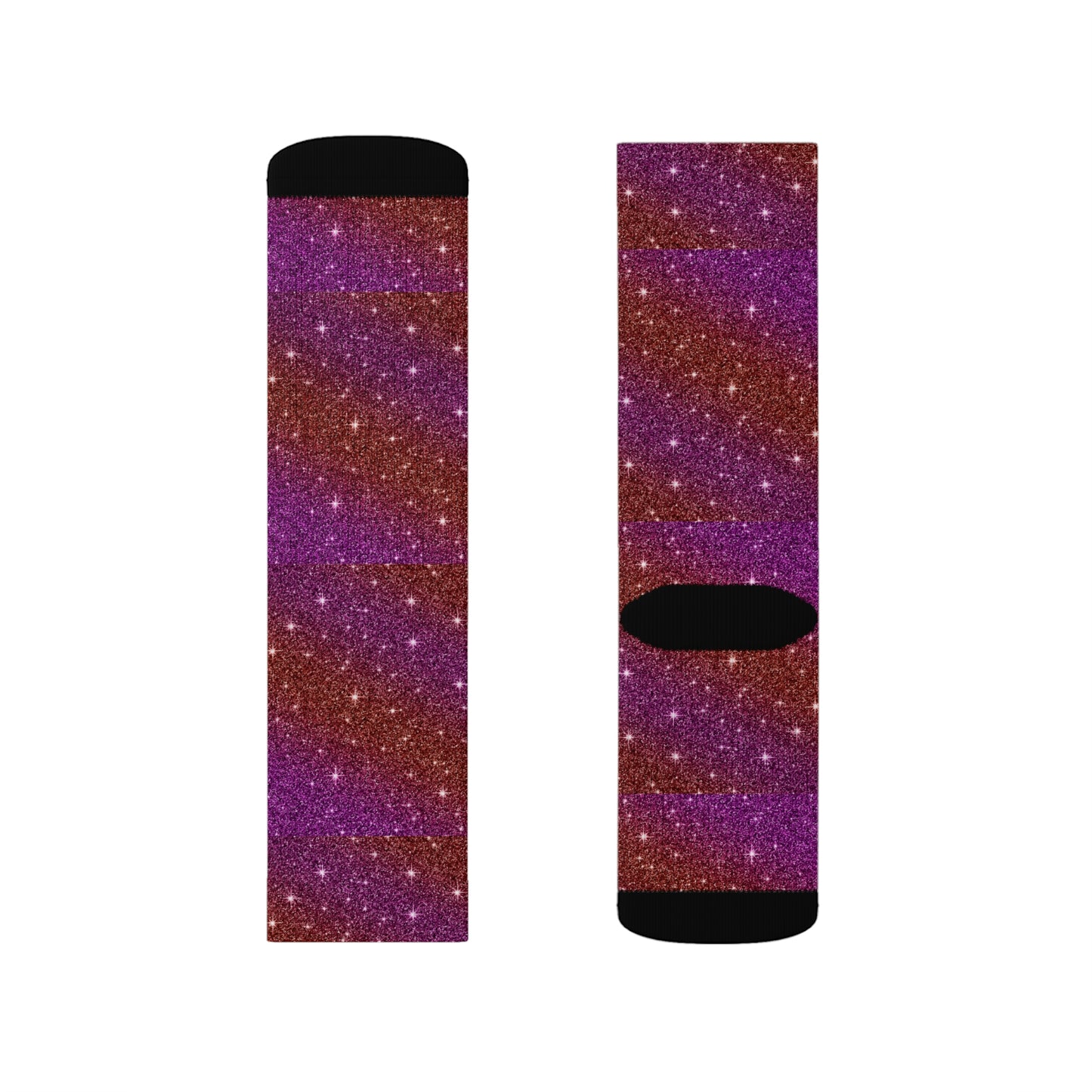 Red Sublimation Socks