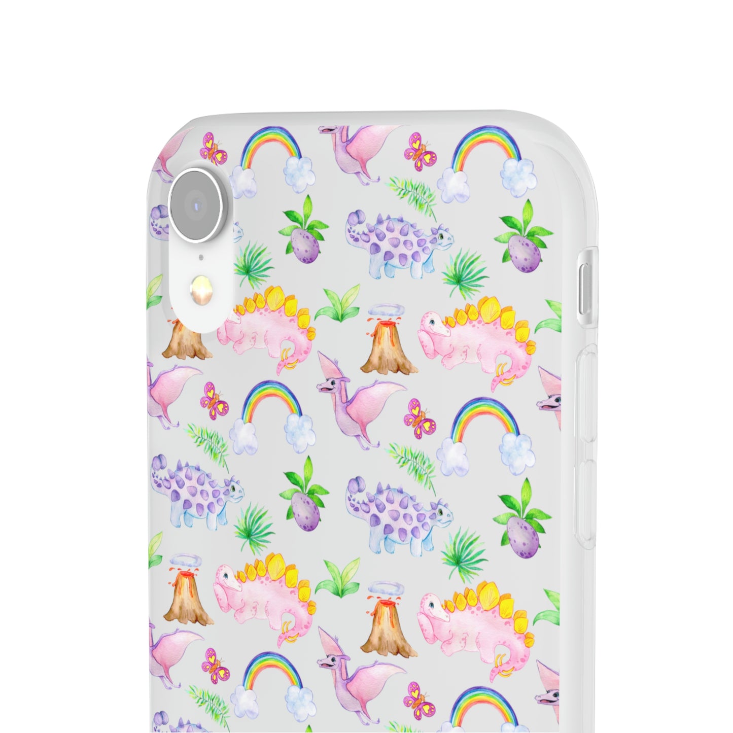 Pink Dinosaur Flexi Cases