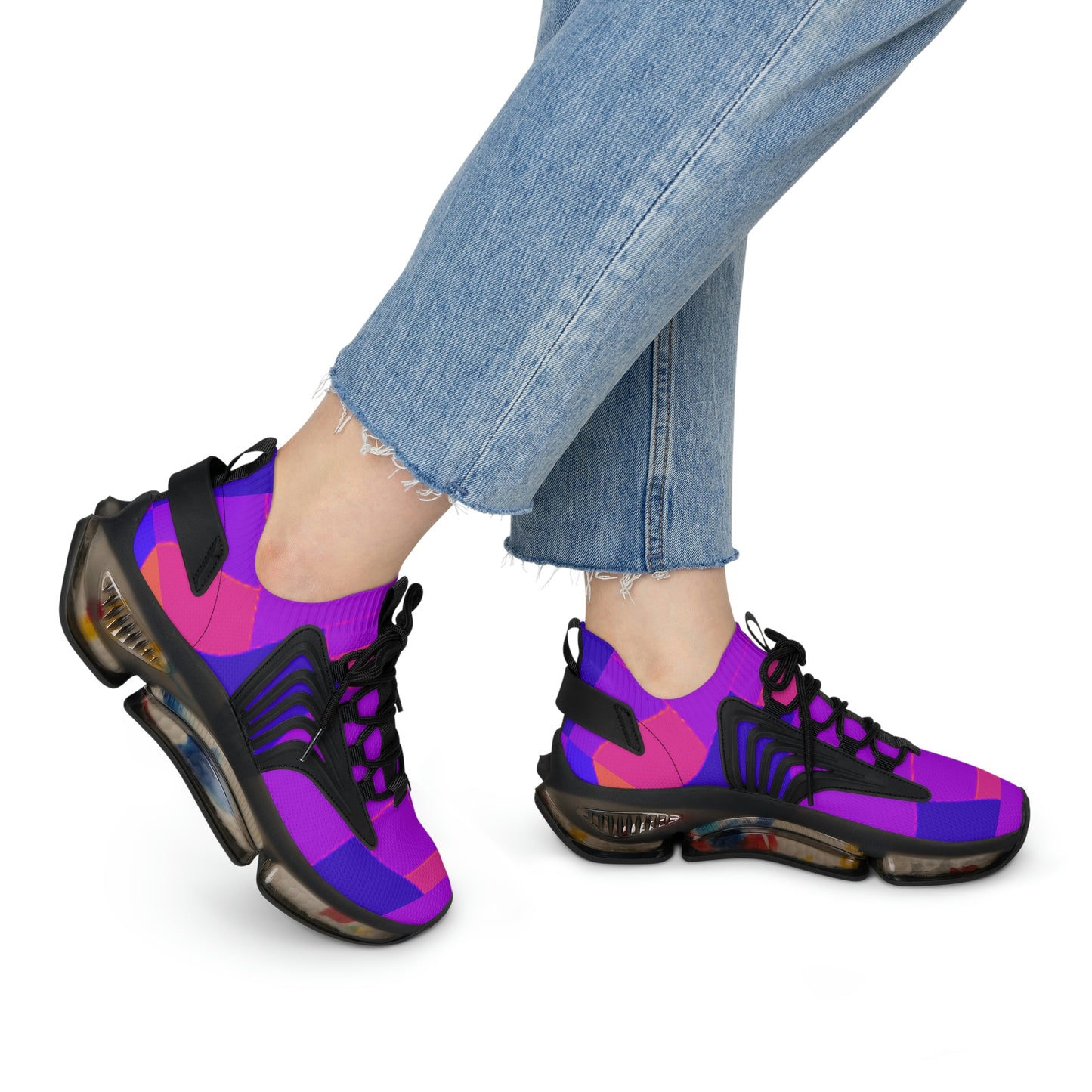 Purple Women's Mesh Sneakers