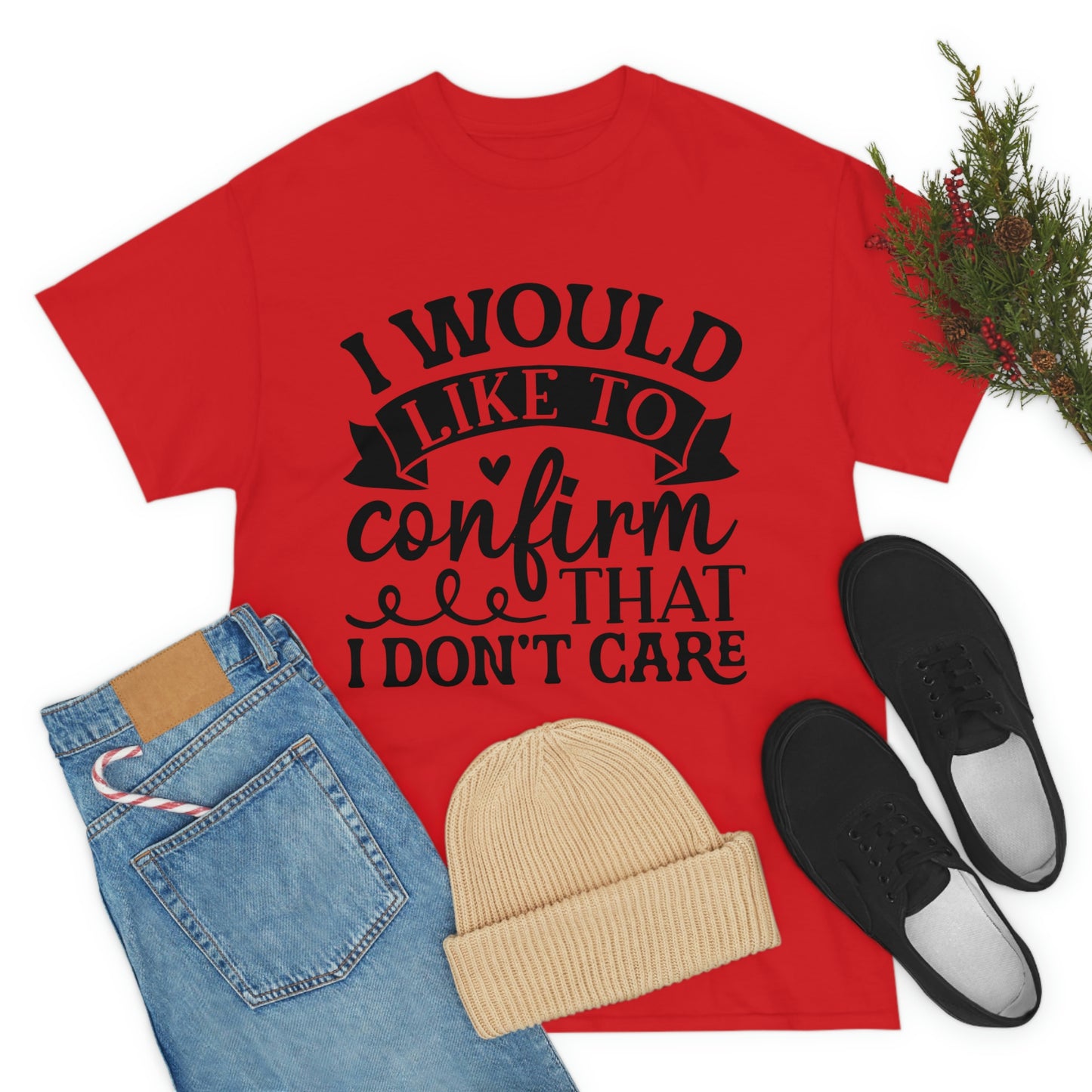 No Care Unisex Heavy Cotton Tee