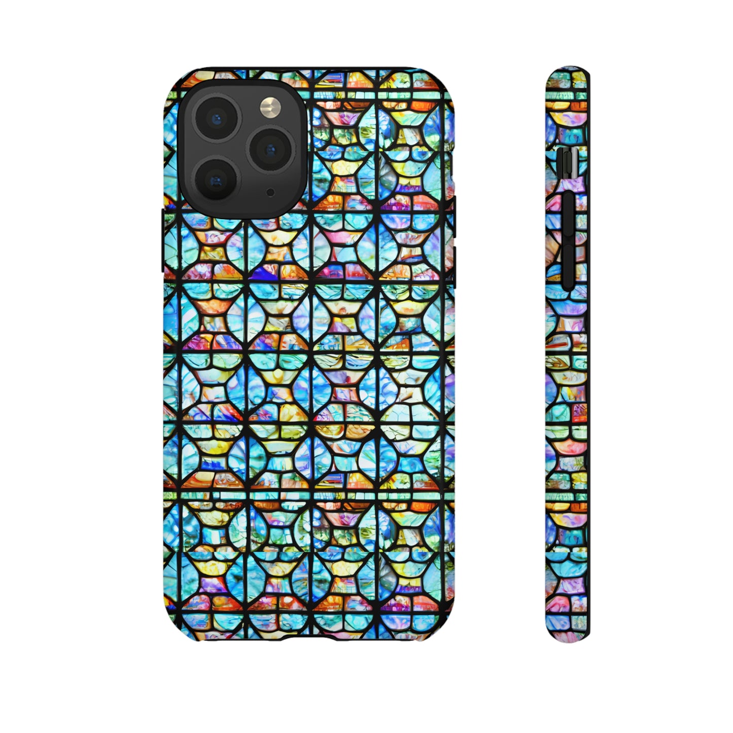 Mosaic Light Blue Tough Cases