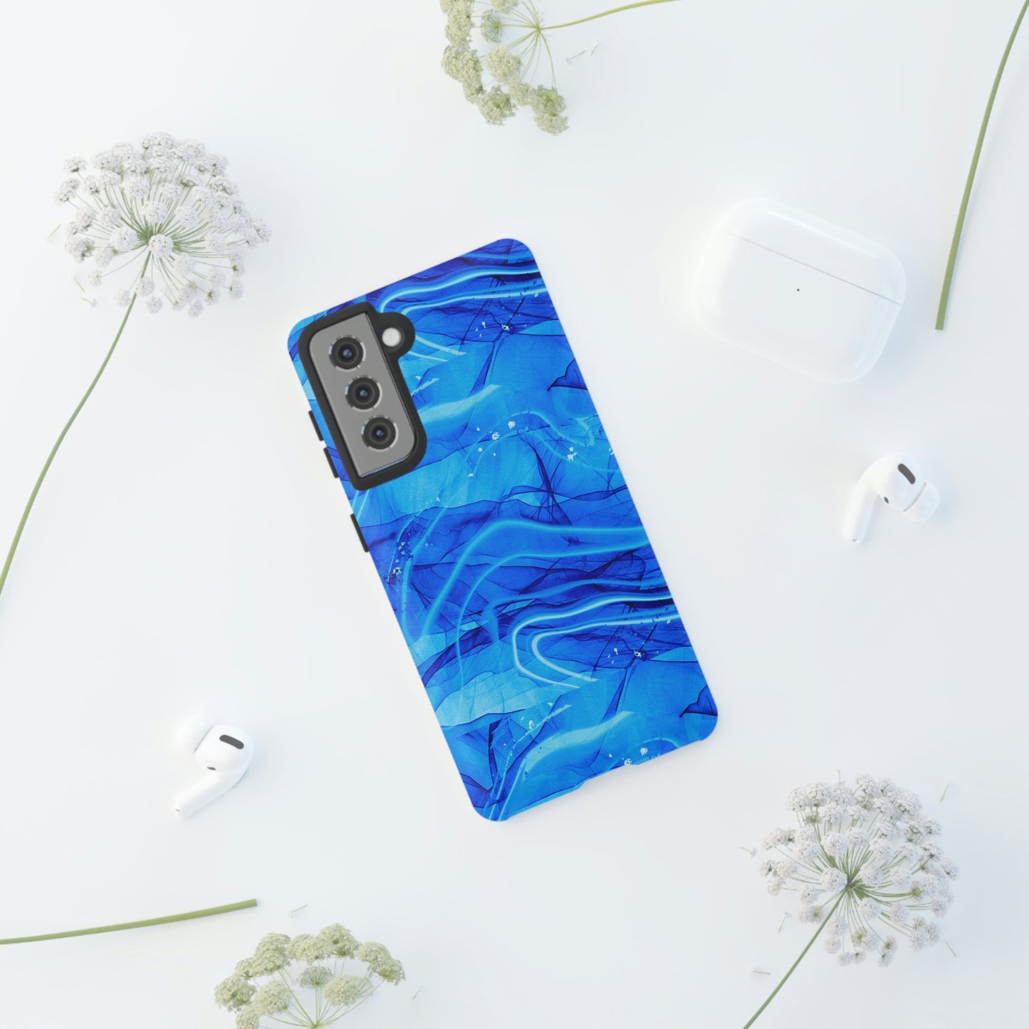 Marble Blue Tough Cases