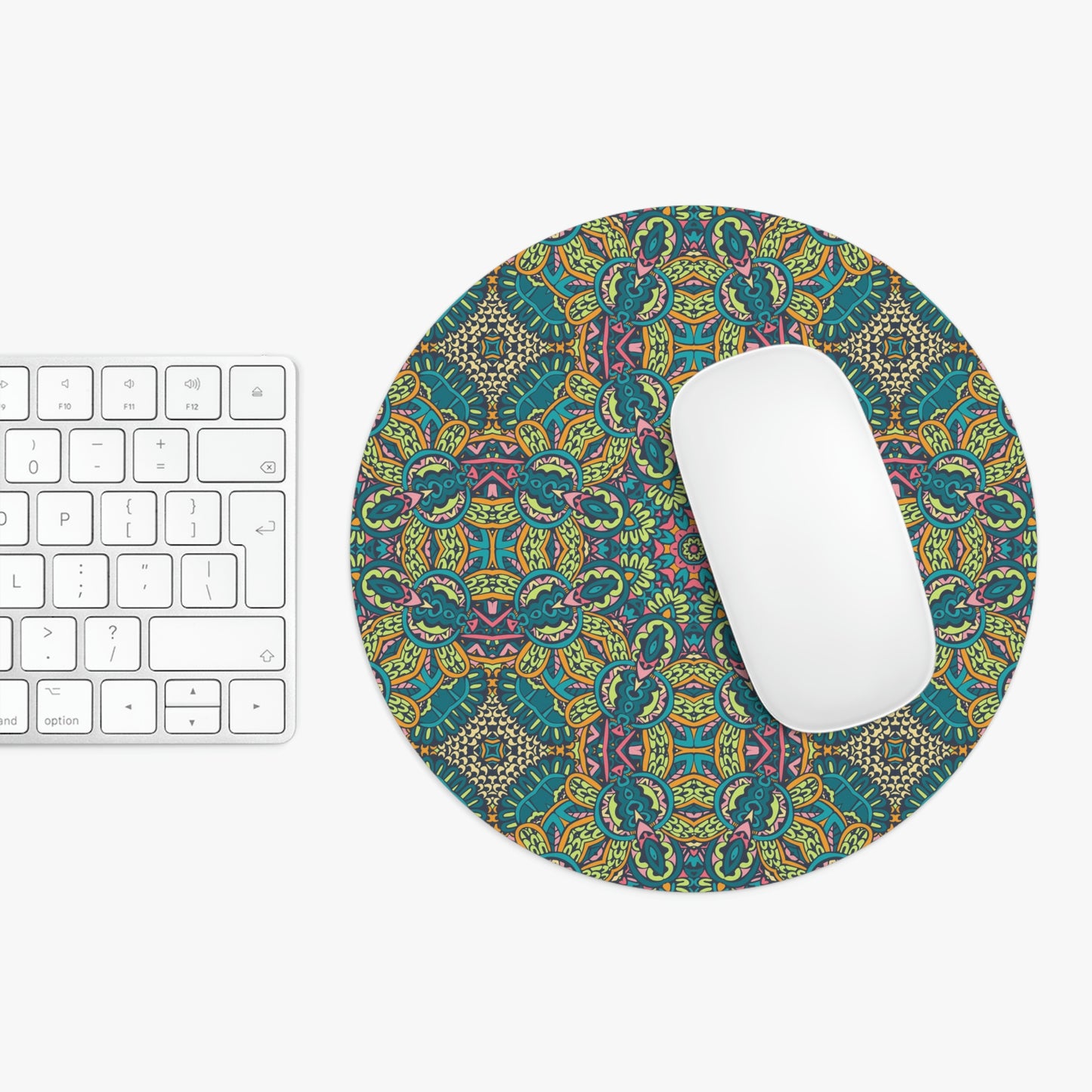 Green Mandala Mouse Pad