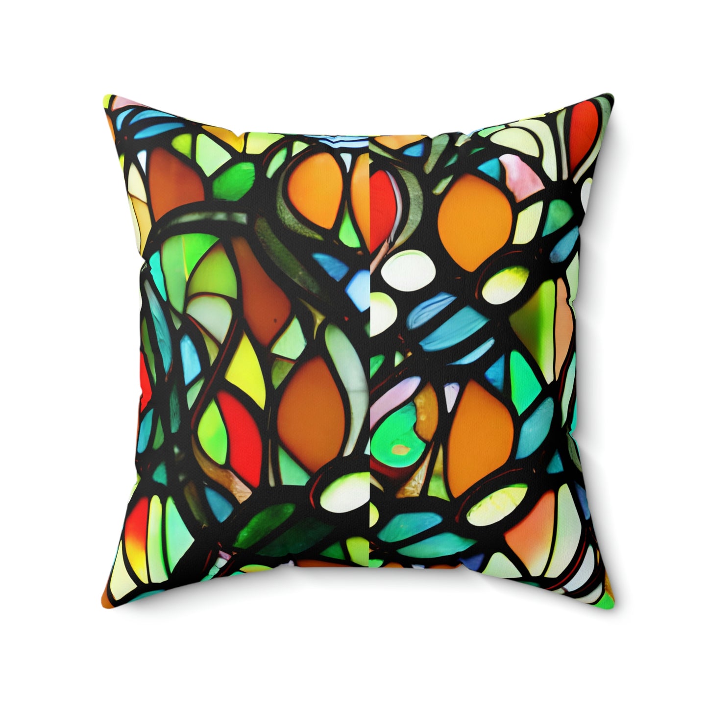 Mosaic Spun Polyester Square Pillow