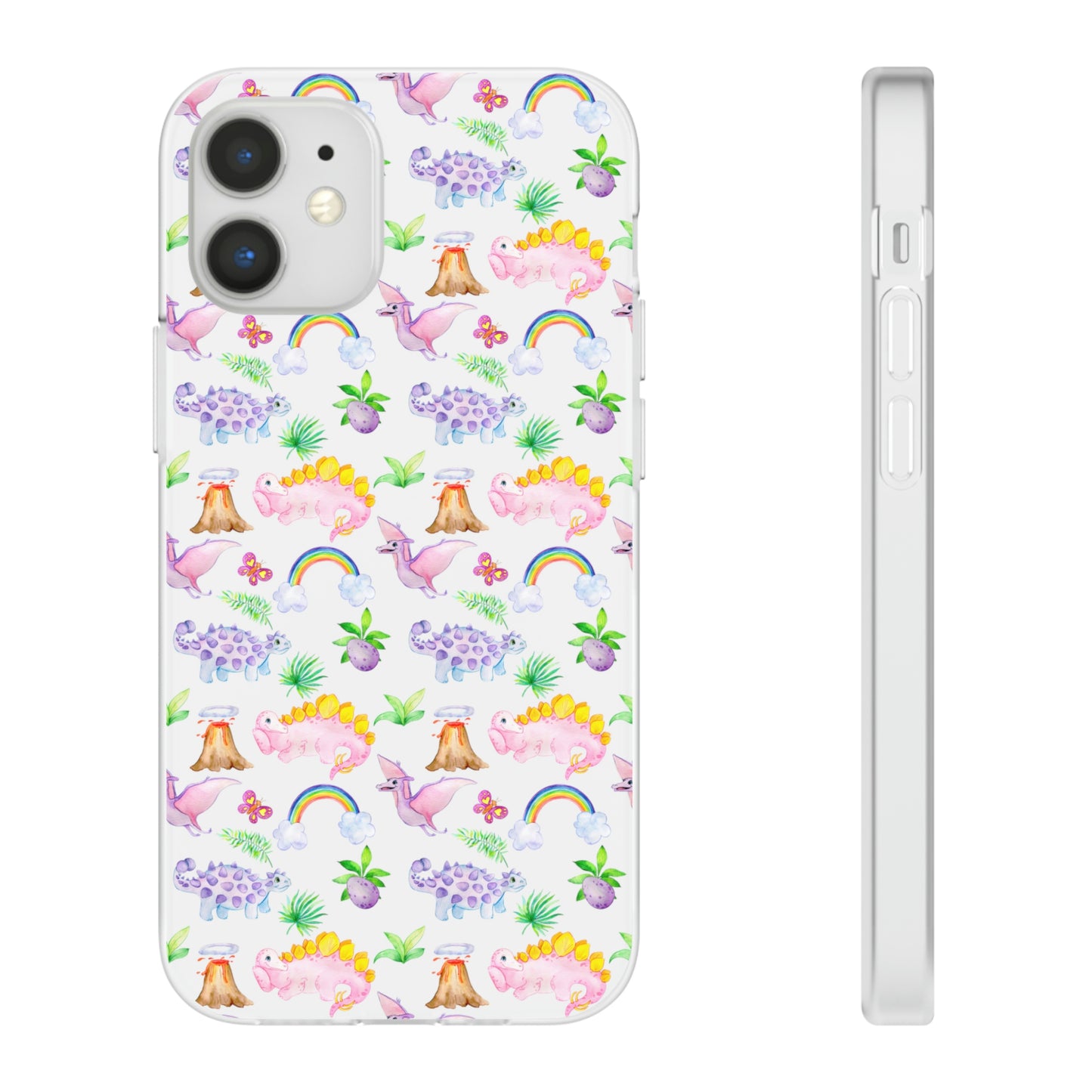 Pink Dinosaur Flexi Cases