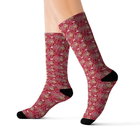 Valentine Sublimation Socks