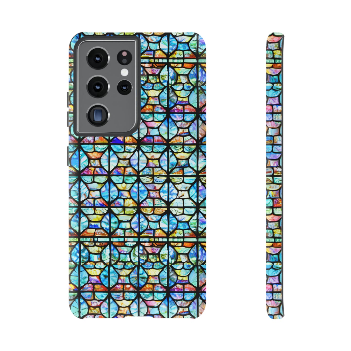 Mosaic Light Blue Tough Cases