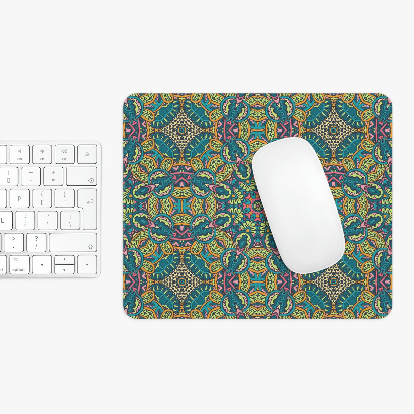 Green Mandala Mouse Pad