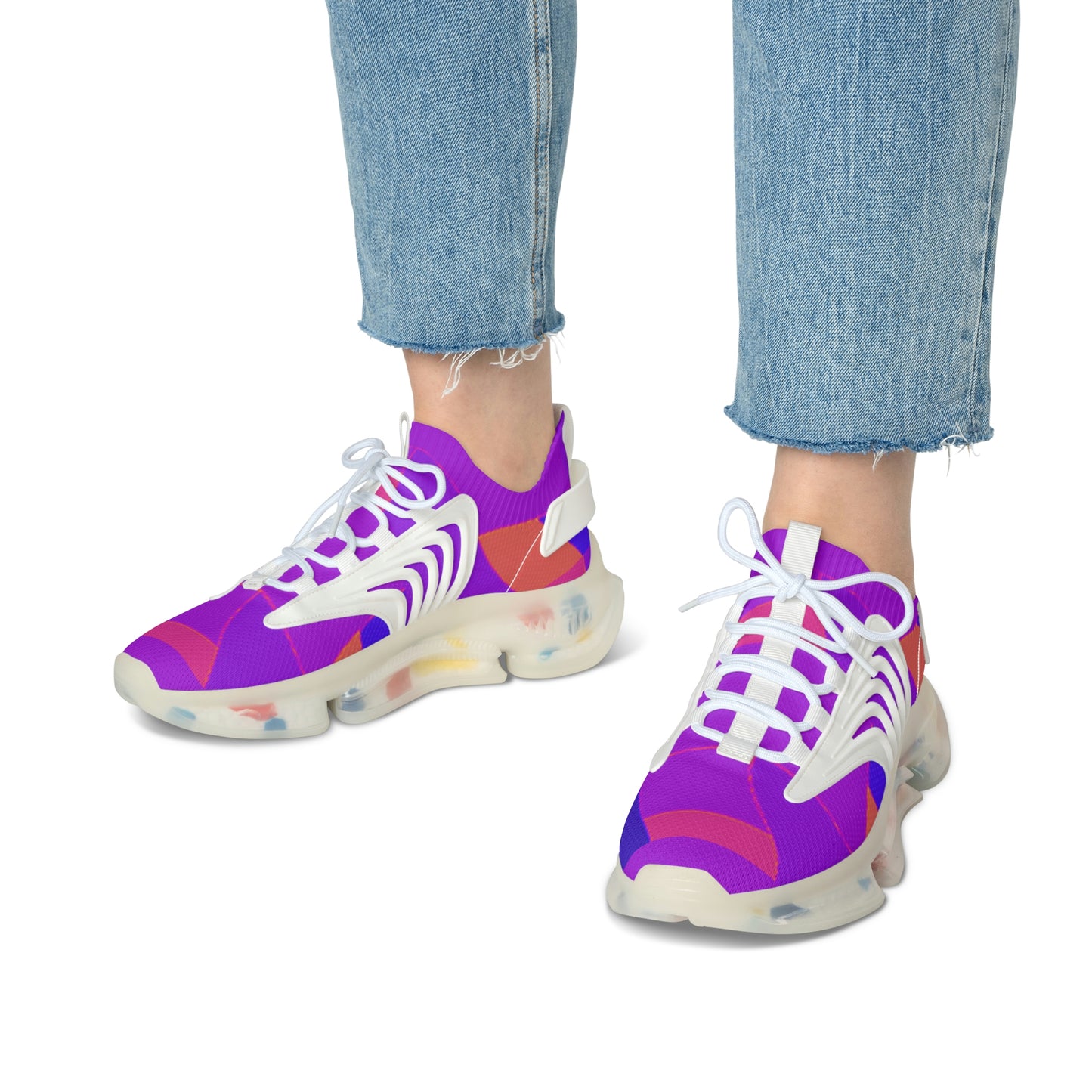 Purple Women's Mesh Sneakers