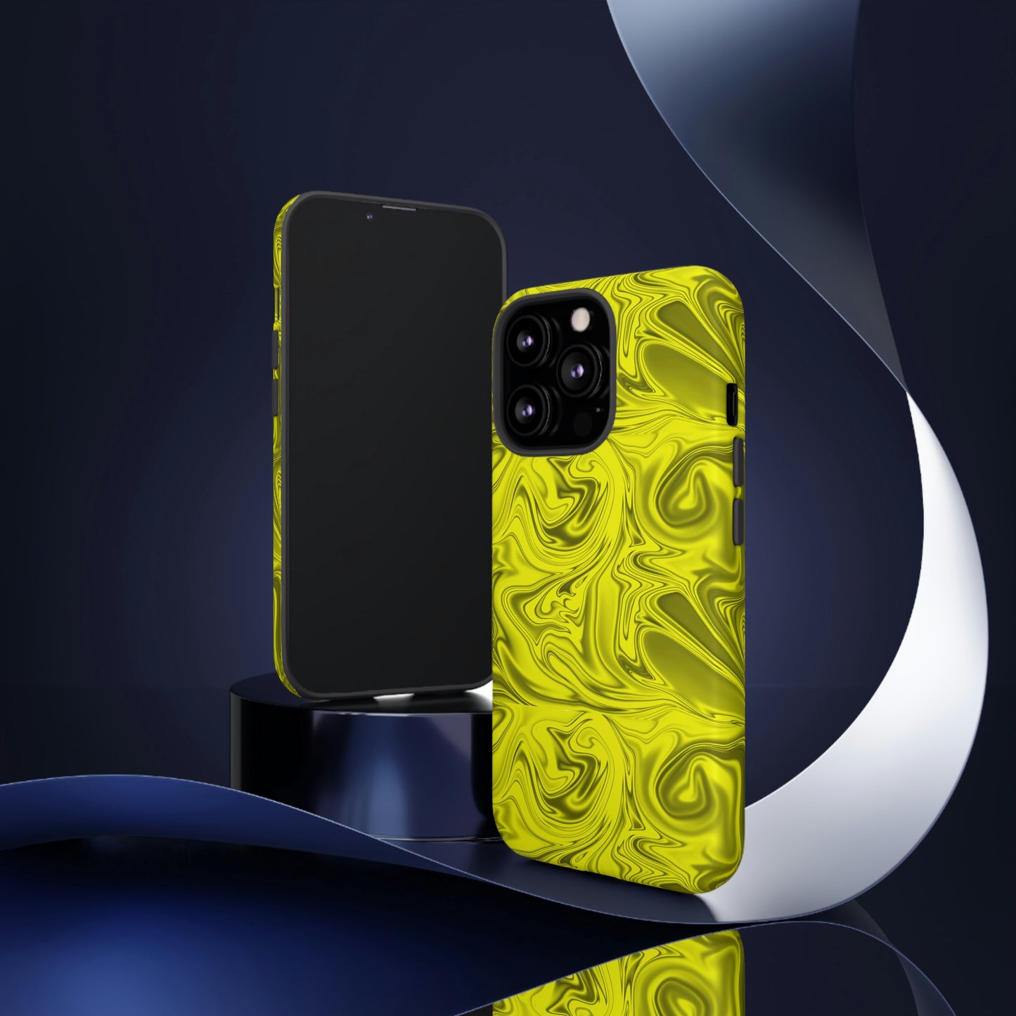 Marble Yellow Tough Cases