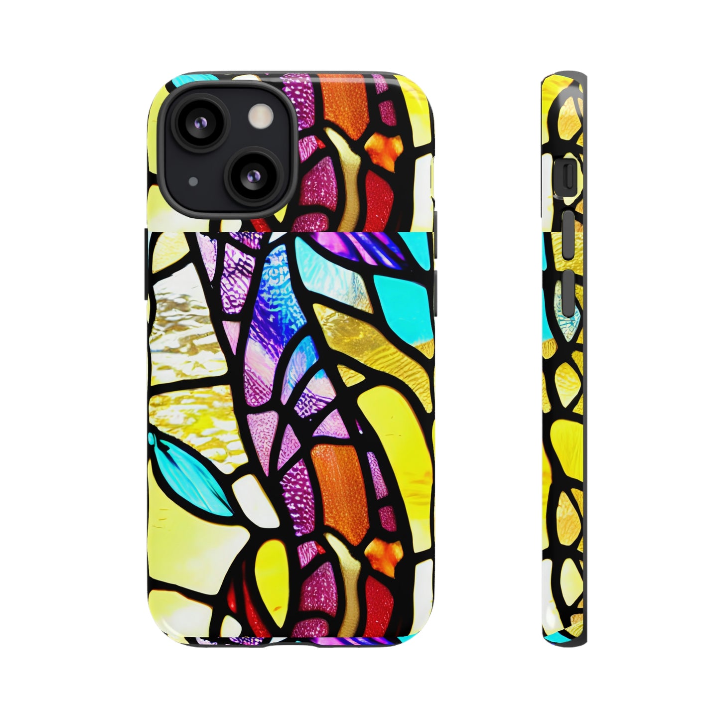 Mosaic Yellow Tough Cases