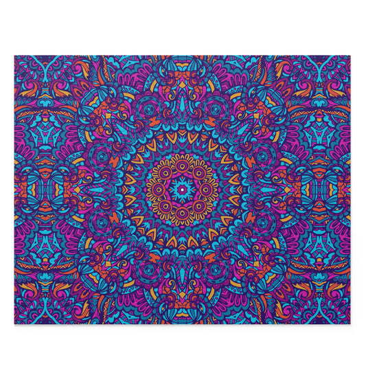 Blue Mandala Puzzle (120, 252, 500-Piece)