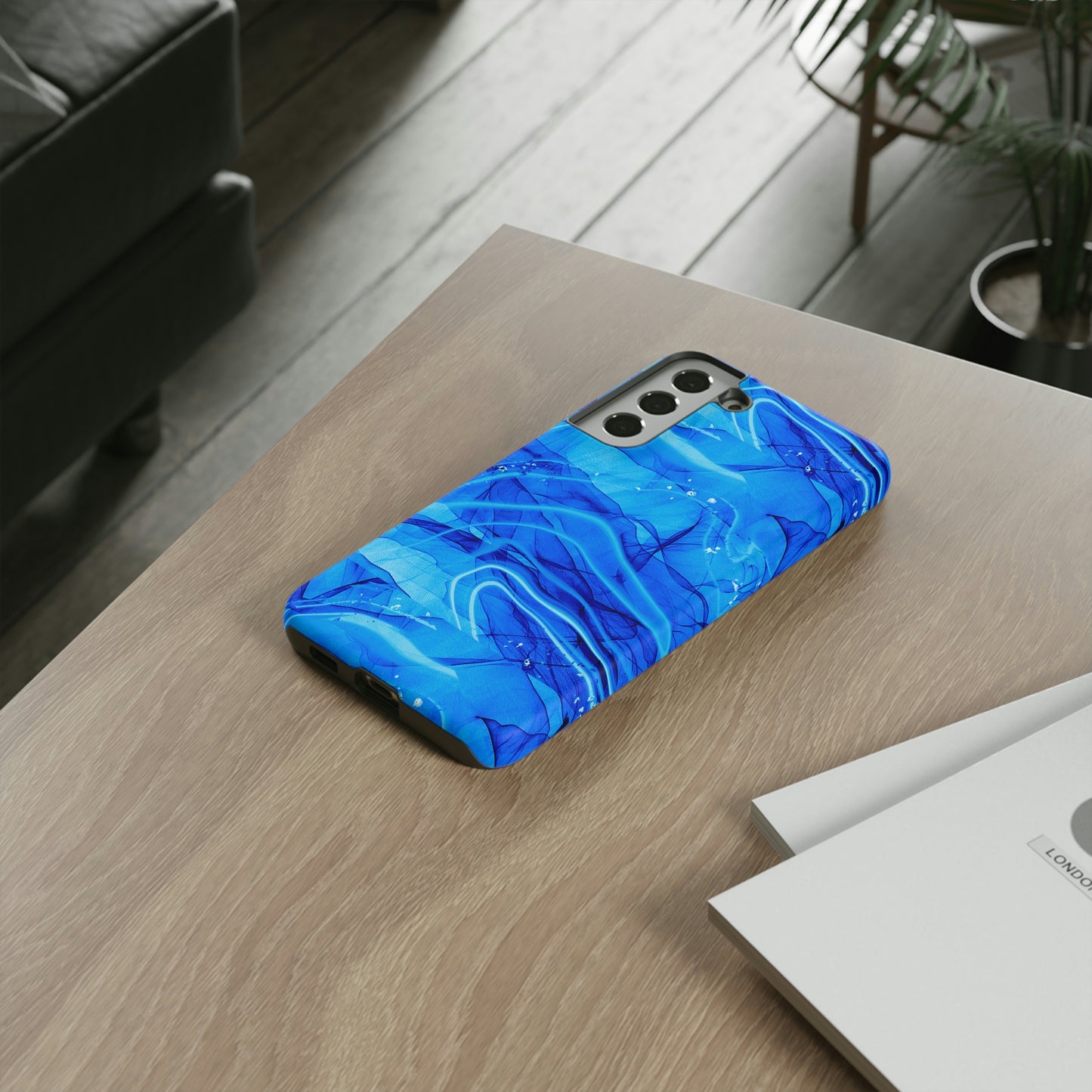 Marble Blue Tough Cases