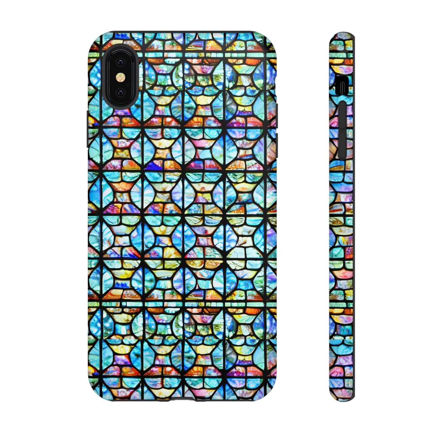 Mosaic Light Blue Tough Cases