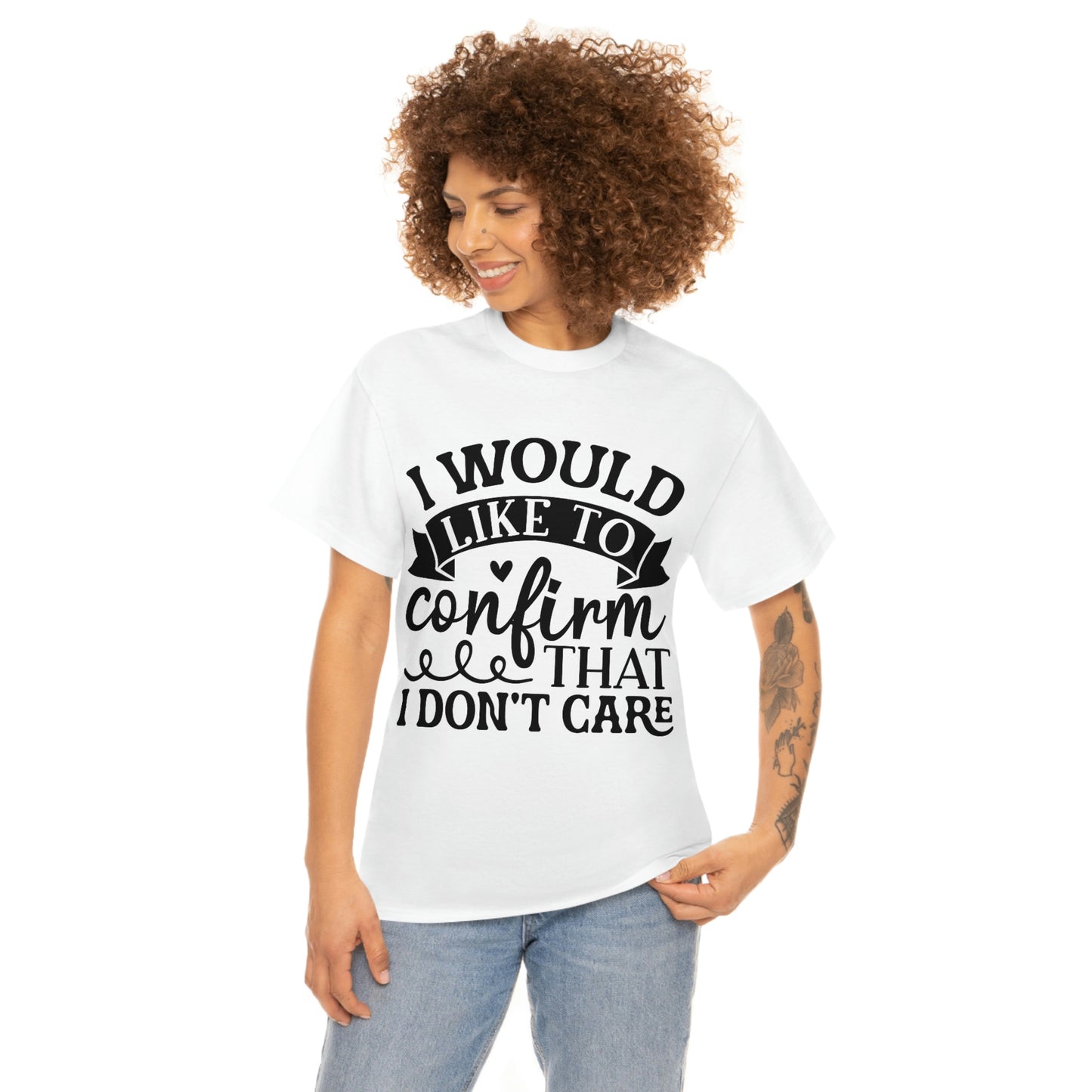 No Care Unisex Heavy Cotton Tee