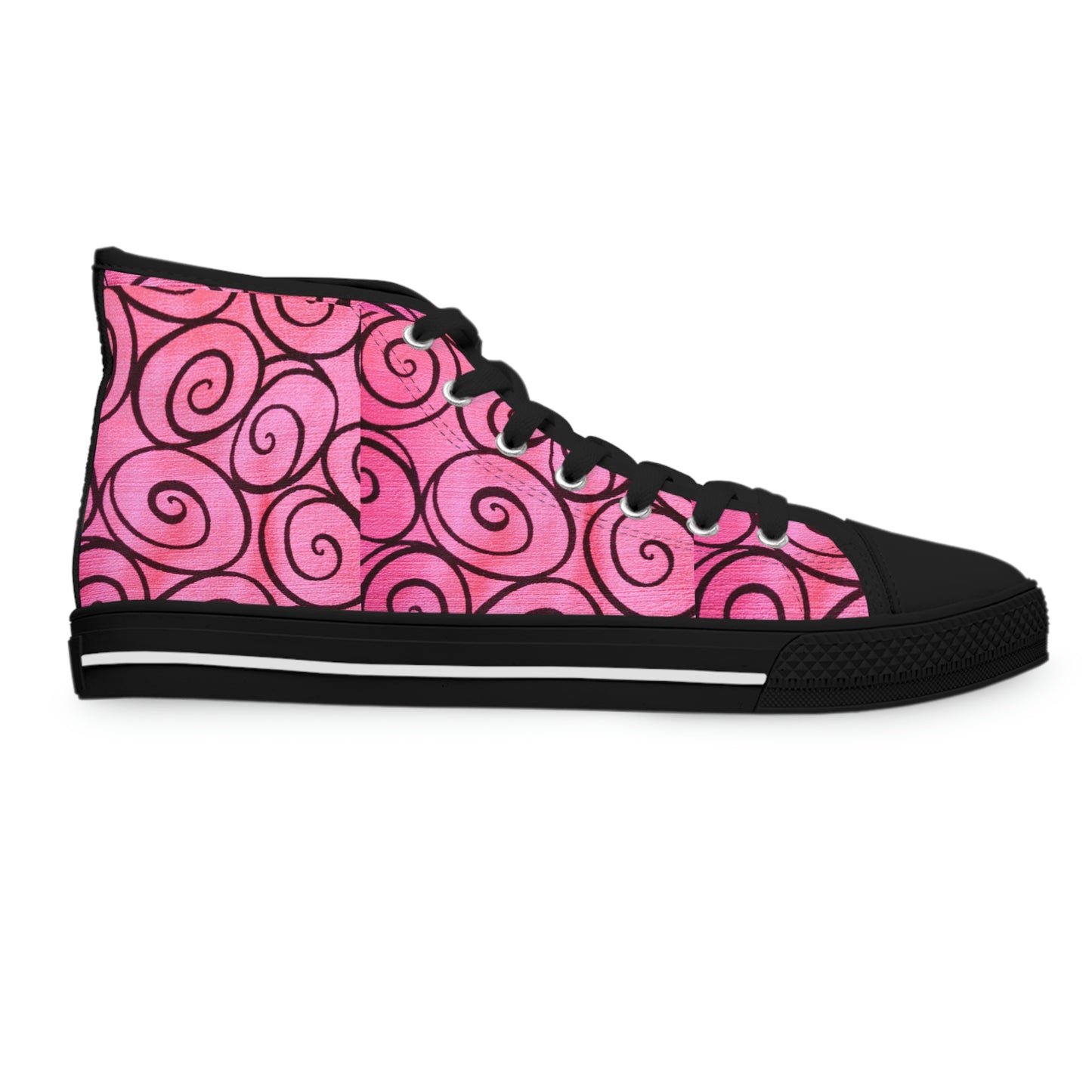 Pink Women's High Top Sneakers