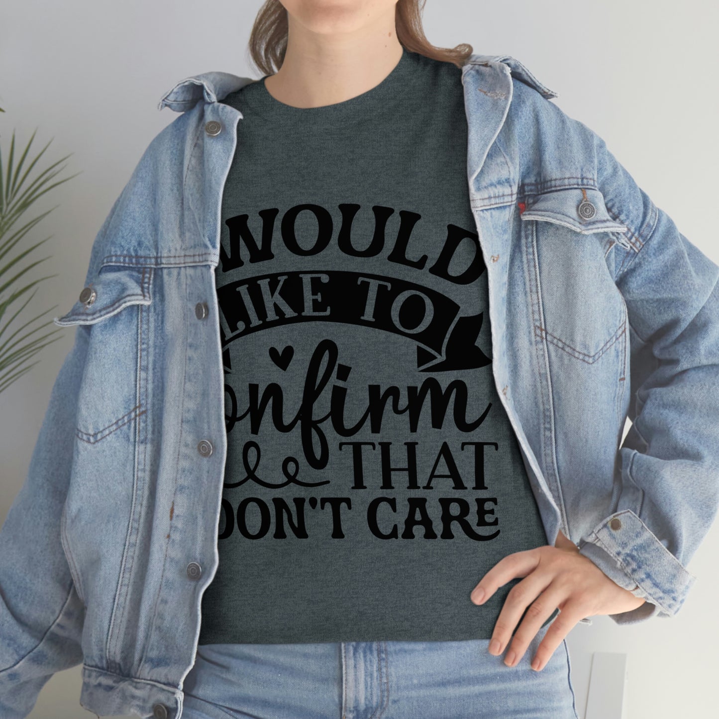 No Care Unisex Heavy Cotton Tee