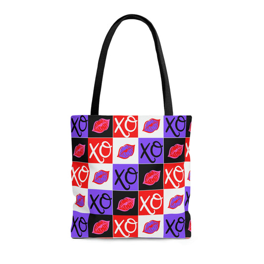 Hugs and Kisses Red Tote Bag