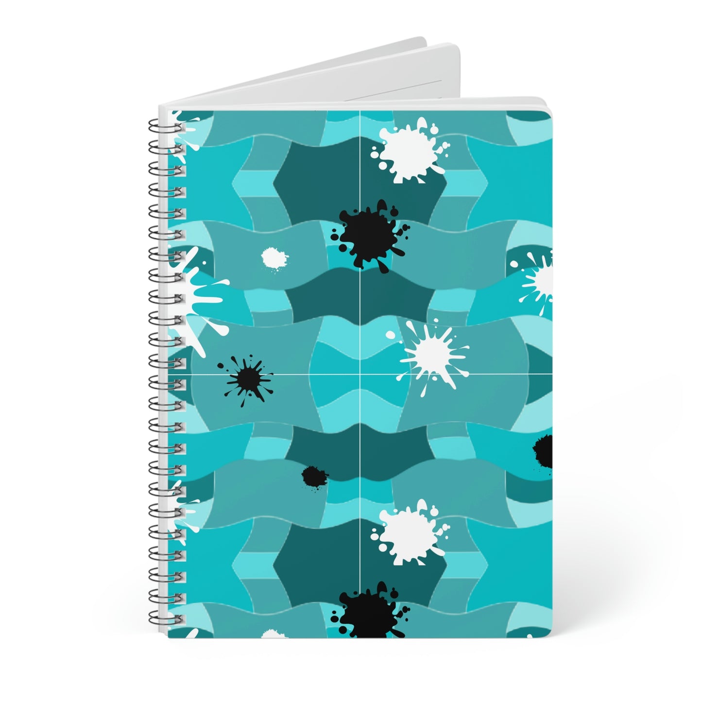 Blue Wirobound Softcover Notebook, A5