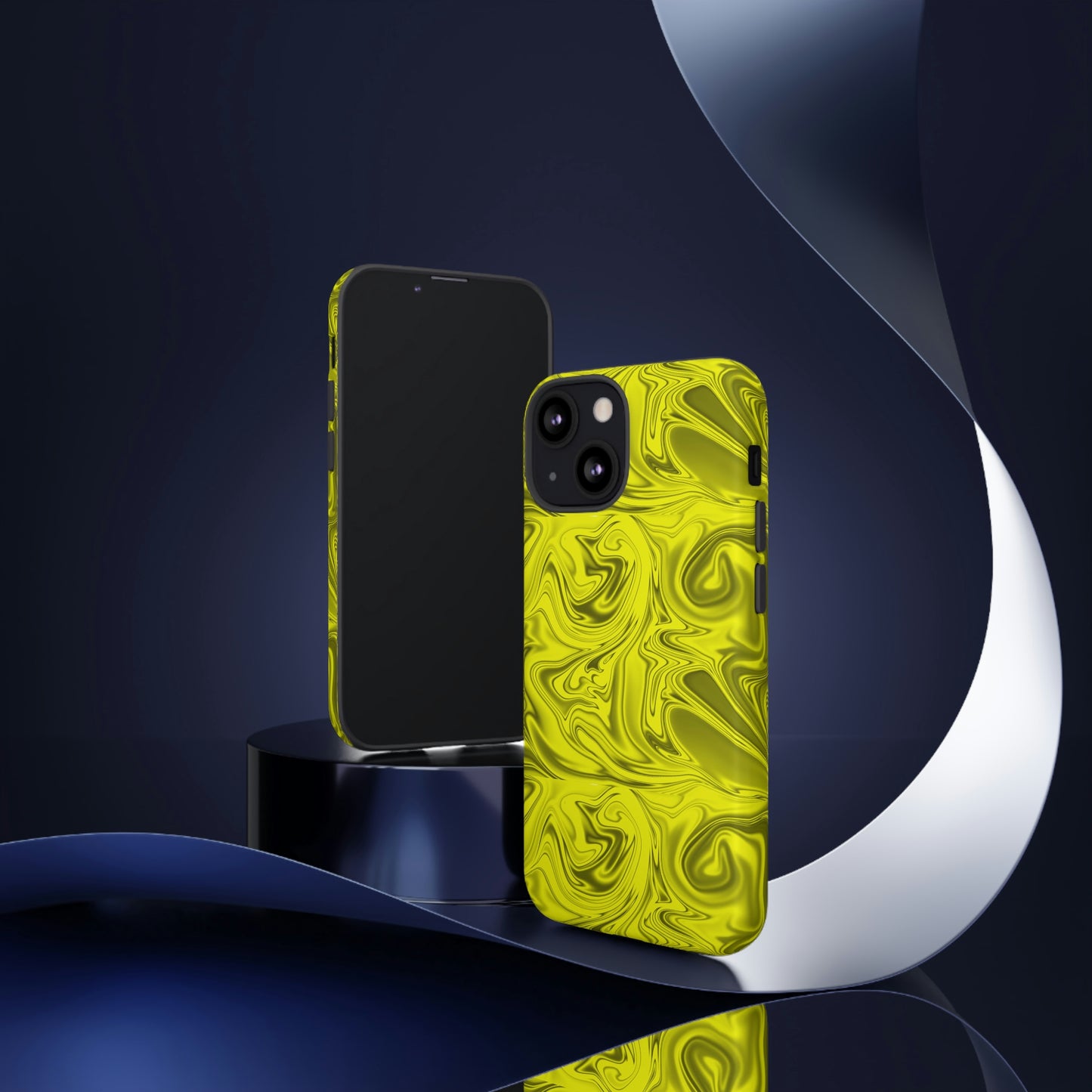 Marble Yellow Tough Cases