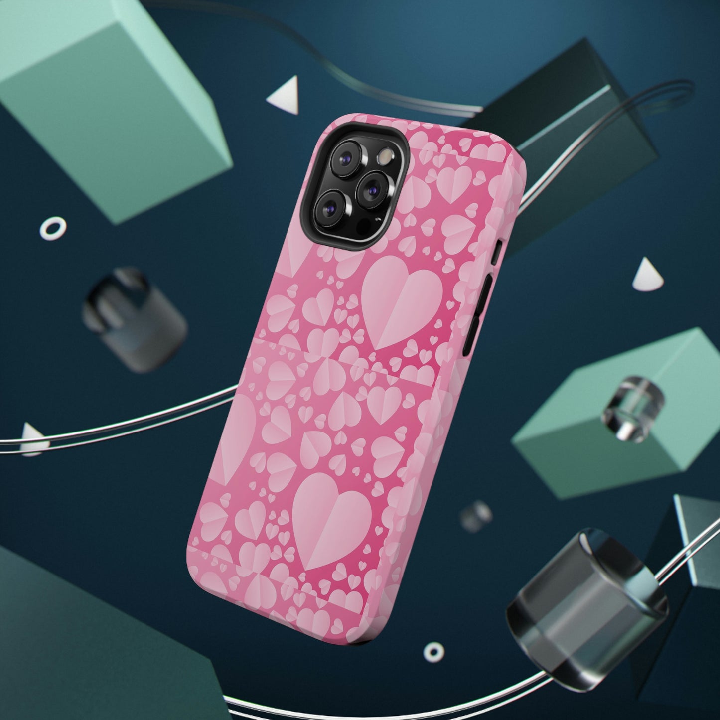 Valentine Heart Pink Impact-Resistant Cases