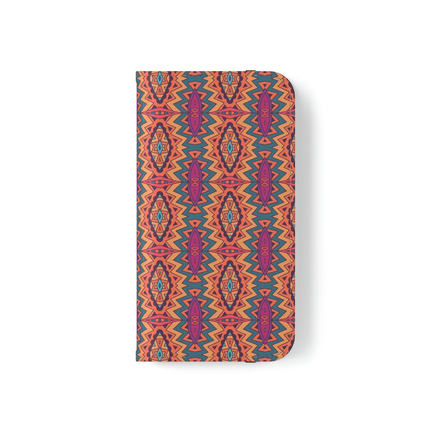 Orange Mandala Flip Cases