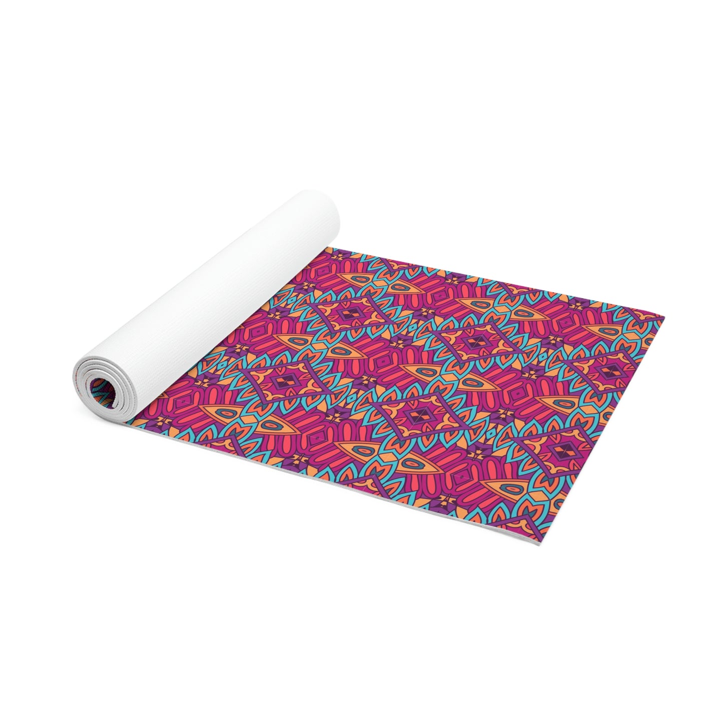 Mandala Pink Foam Yoga Mat