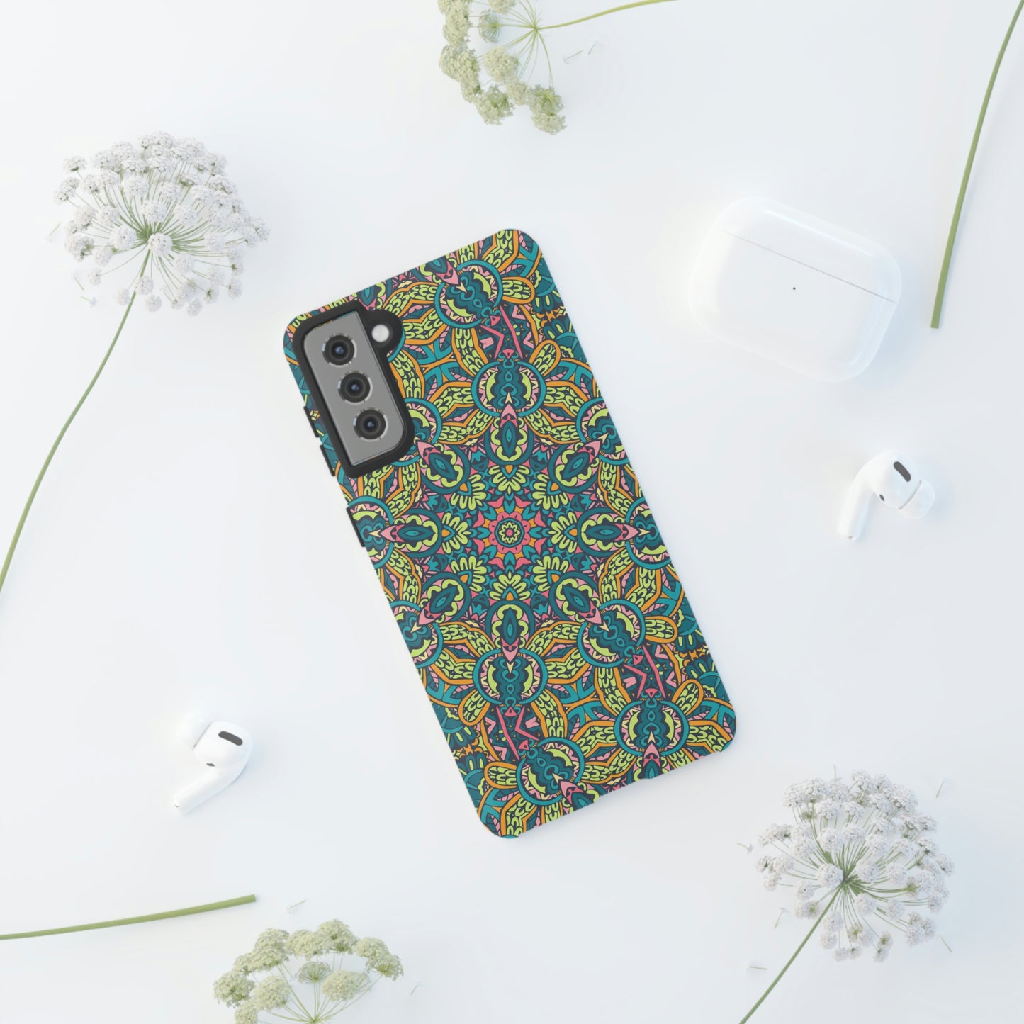 Green Mandala Tough Cases