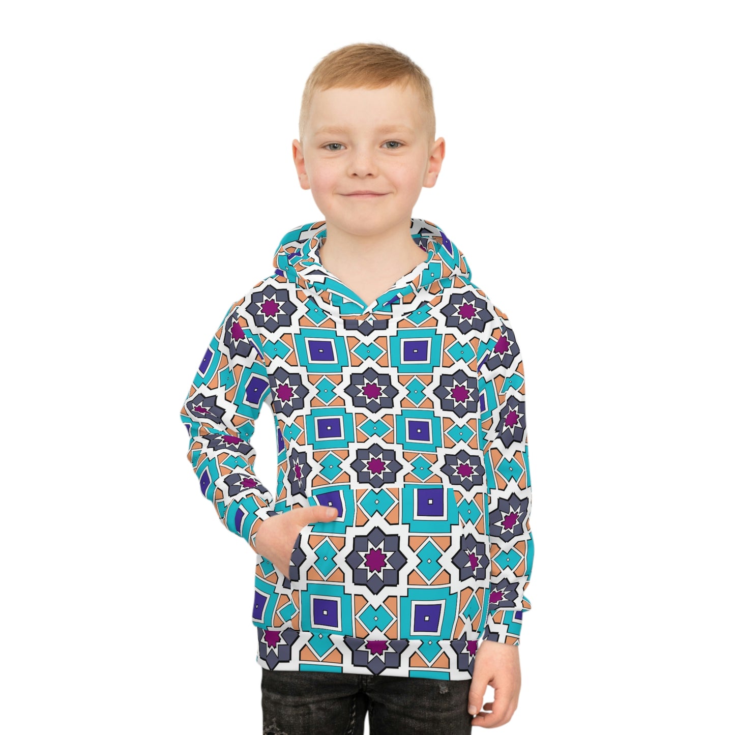 Light Blue Mix Children's Hoodie