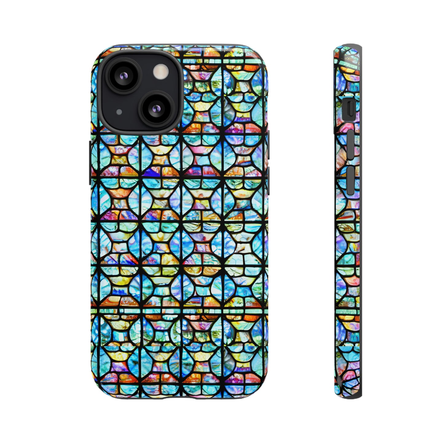 Mosaic Light Blue Tough Cases