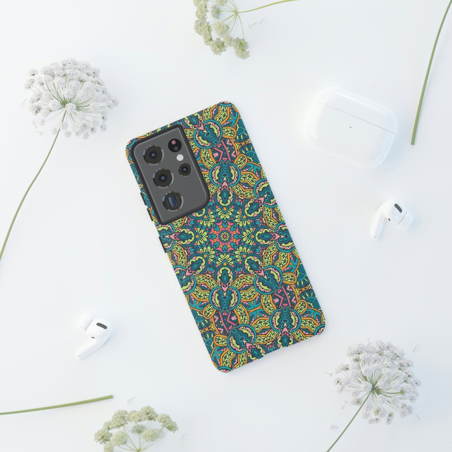 Green Mandala Tough Cases