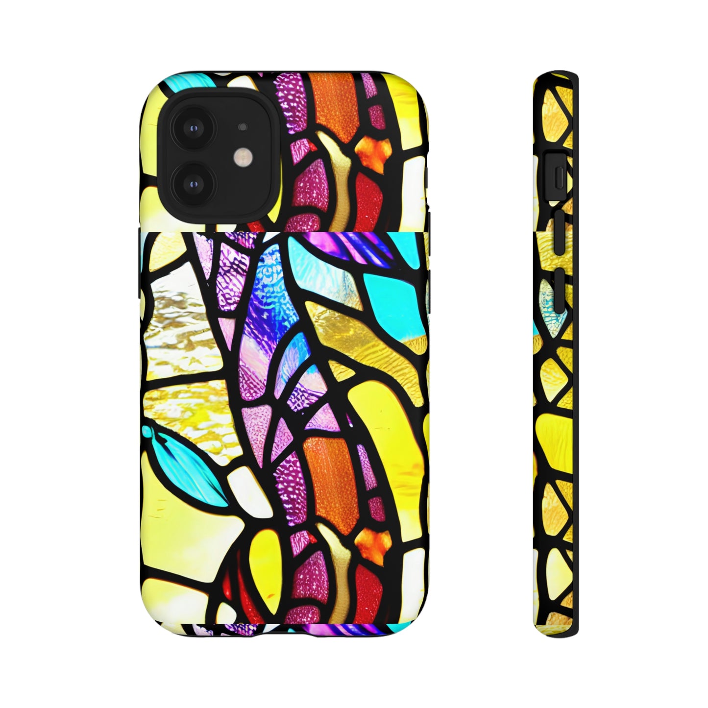 Mosaic Yellow Tough Cases