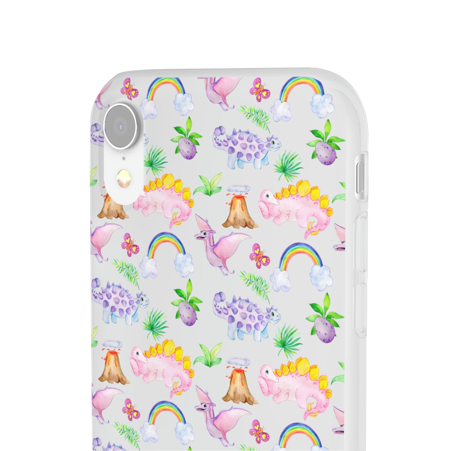 Pink Dinosaur Flexi Cases