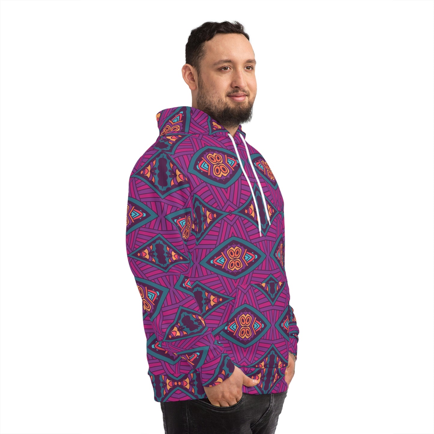 Mandala Purple Fashion Hoodie